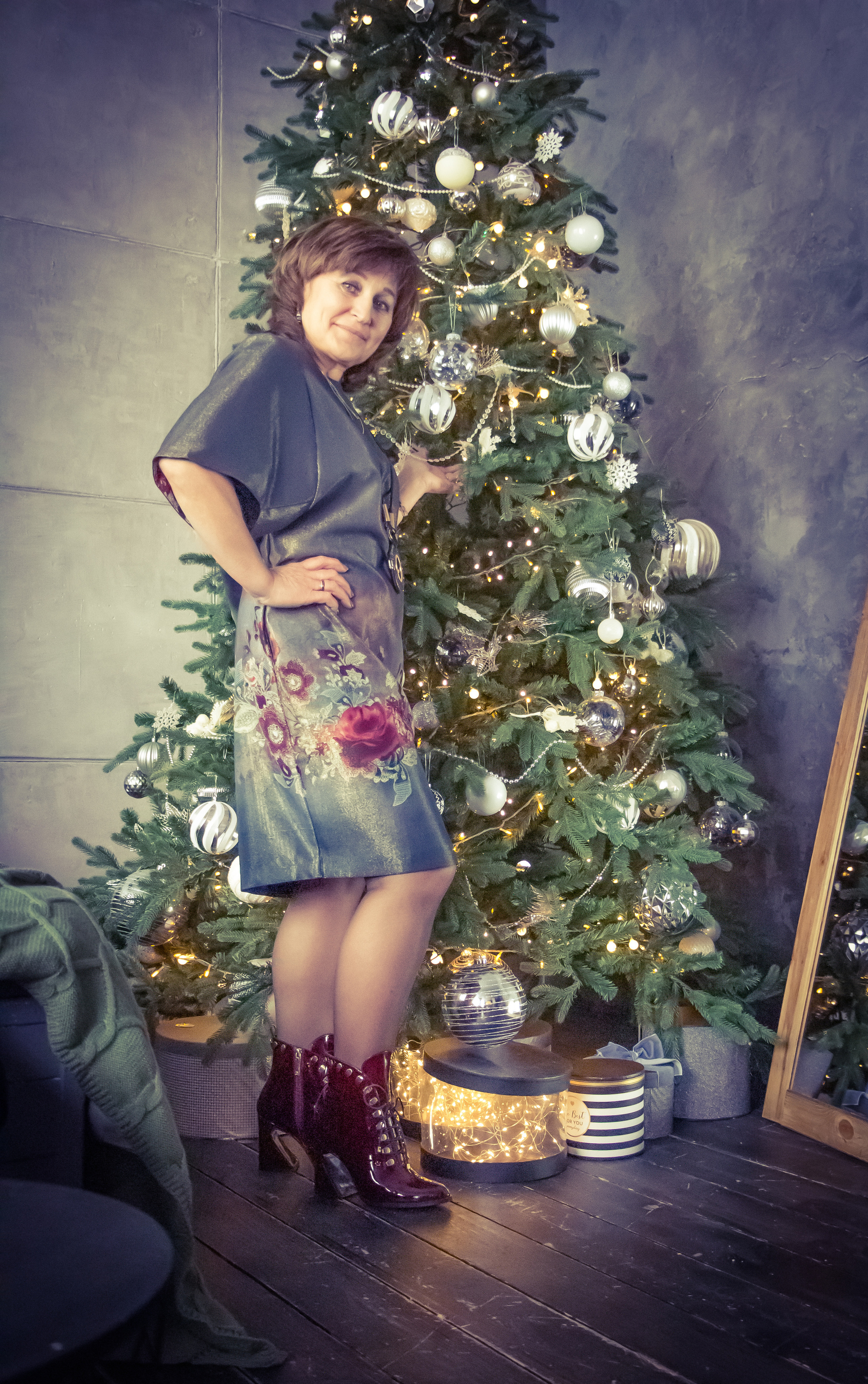 Новогодняя встреча трех поколений: Мама, дочь и внуки. Творческая, семейная Фотосъемка ДоброДарова Елена Омск