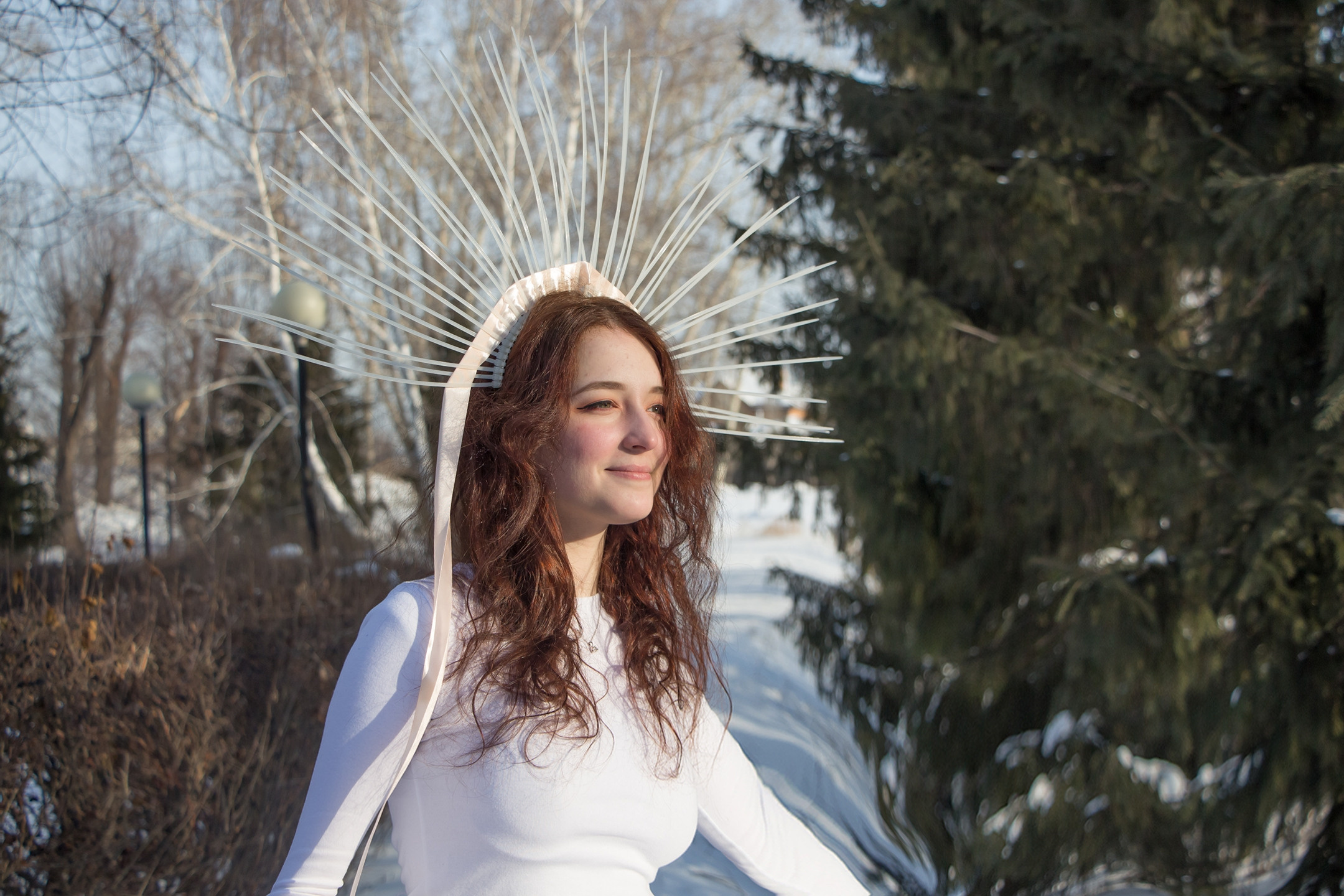 Ангелина… Леди Зима в Белом. Творческая, семейная Фотосъемка ДоброДарова Елена Омск