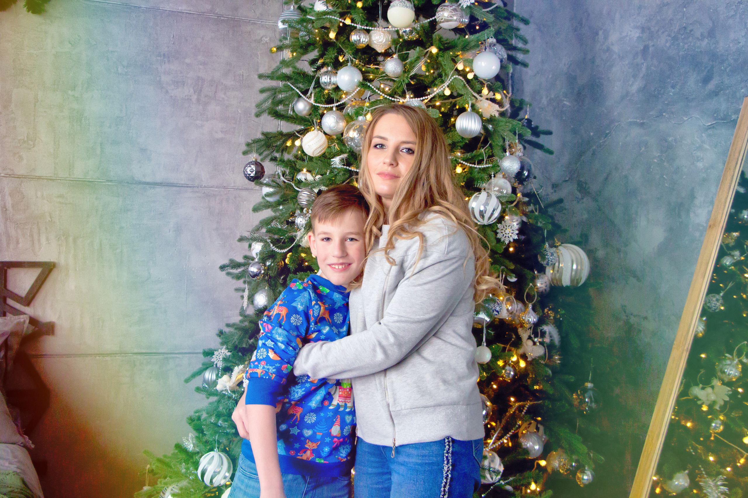 Новогодняя встреча трех поколений: Мама, дочь и внуки. Творческая, семейная Фотосъемка ДоброДарова Елена Омск