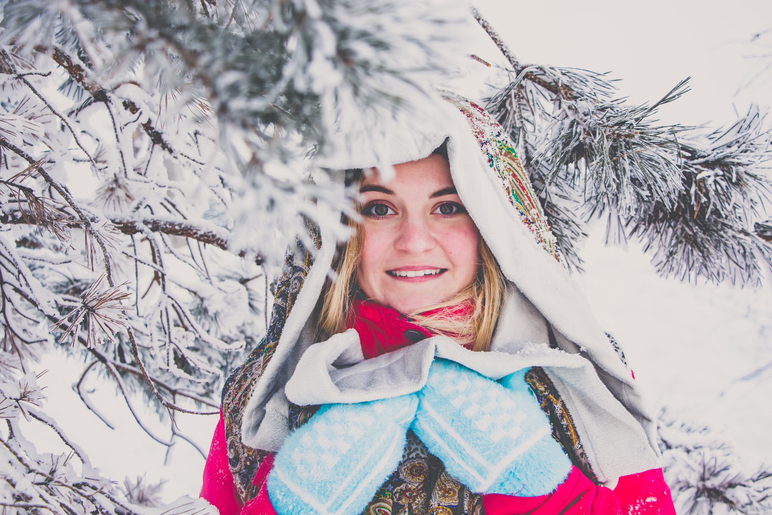 Смелая Полина (на улице минус 33 градуса). Творческая, семейная Фотосъемка ДоброДарова Елена Омск