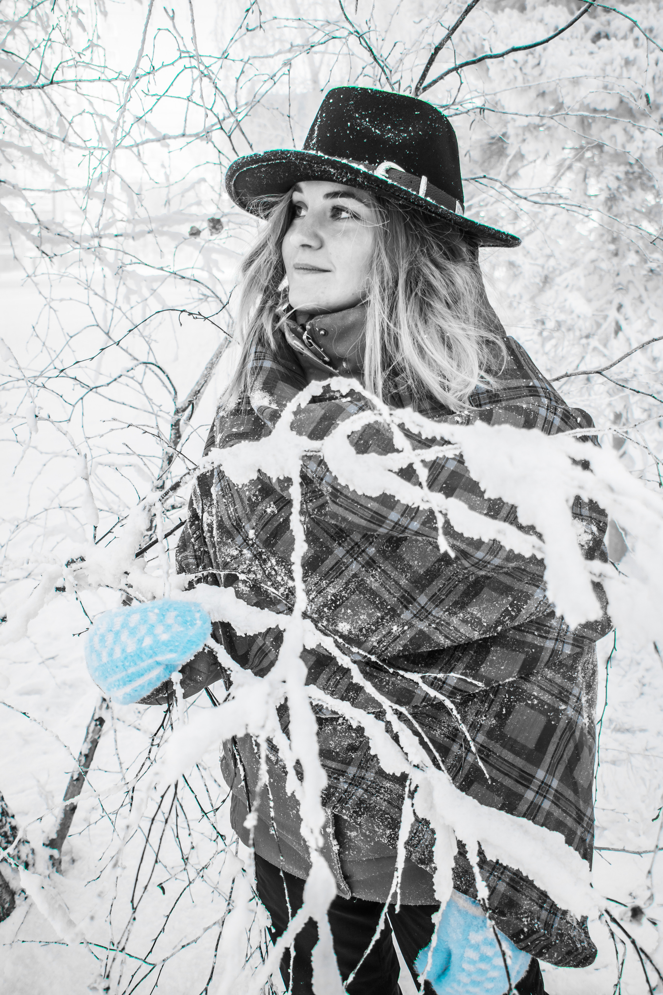 Смелая Полина (на улице минус 33 градуса). Творческая, семейная Фотосъемка ДоброДарова Елена Омск