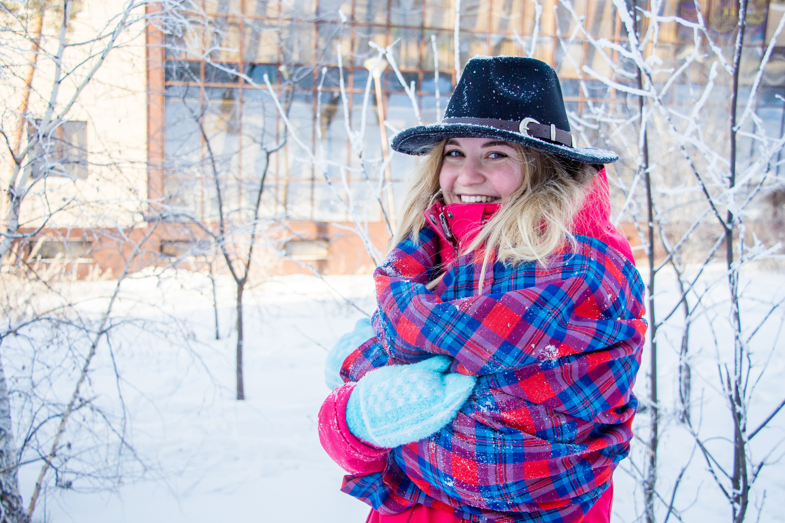 Смелая Полина (на улице минус 33 градуса). Творческая, семейная Фотосъемка ДоброДарова Елена Омск