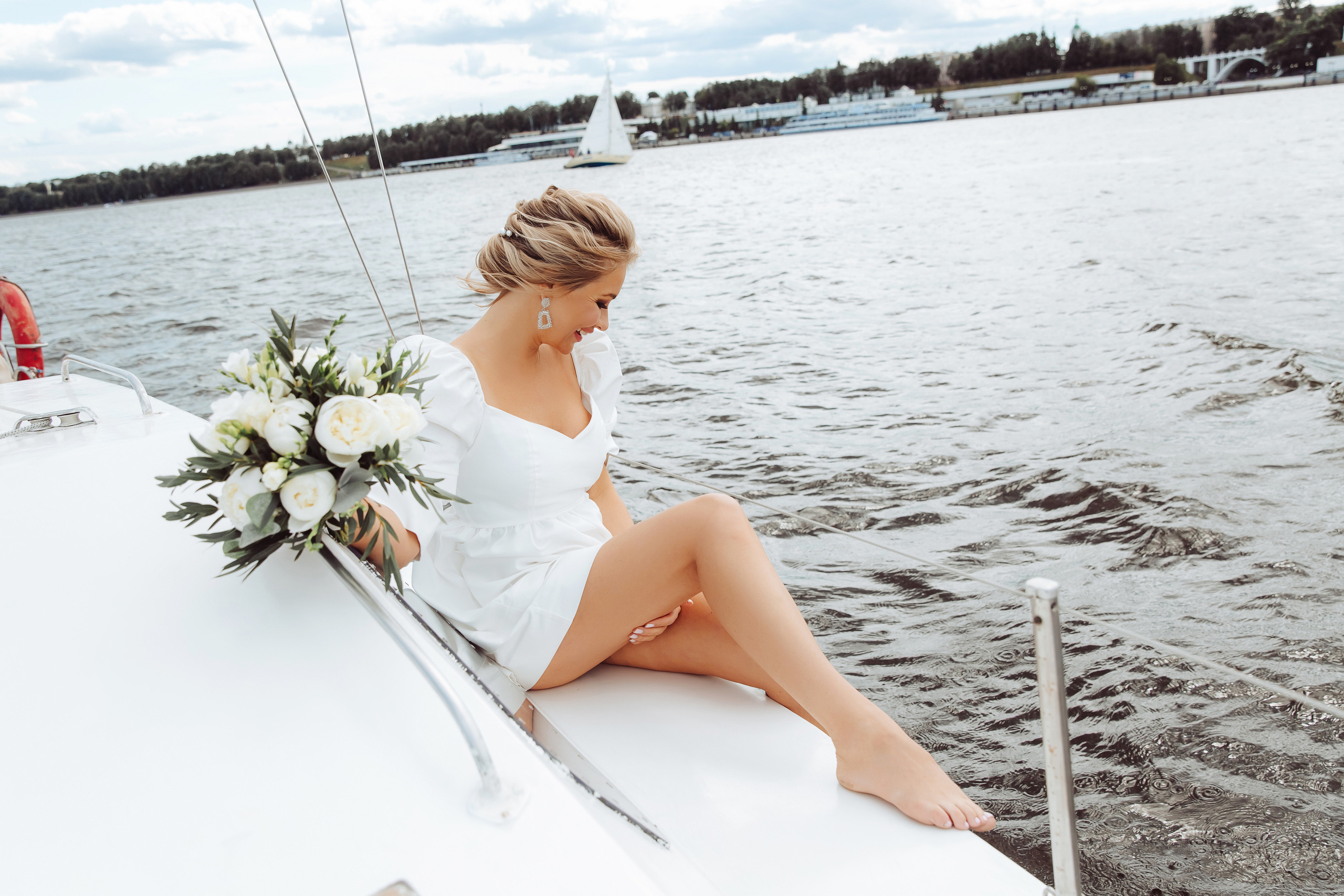 Love story на яхте. Свадебный фотограф Ярославль Ирина Волоцкая