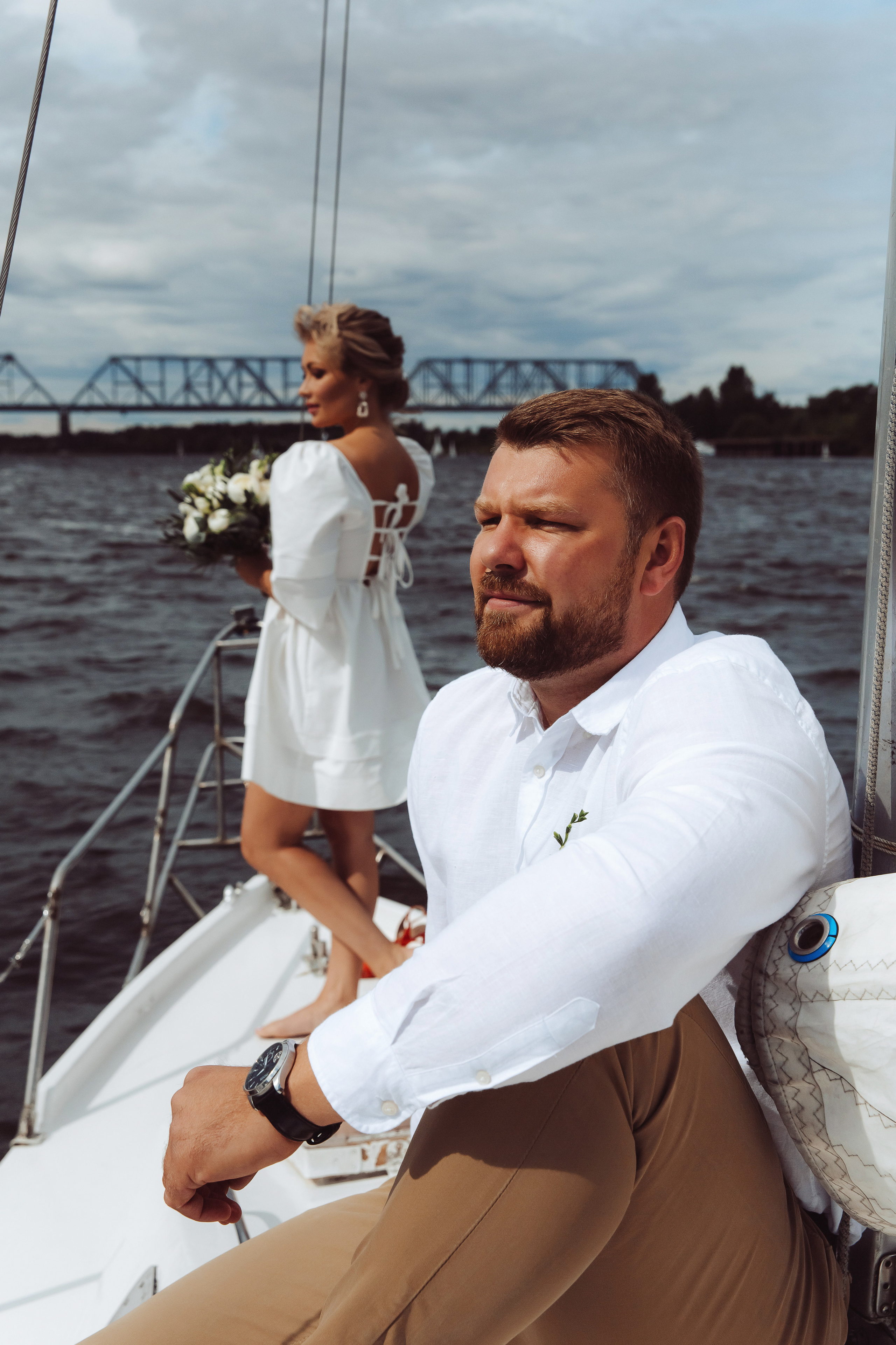 Love story на яхте. Свадебный фотограф Ярославль Ирина Волоцкая