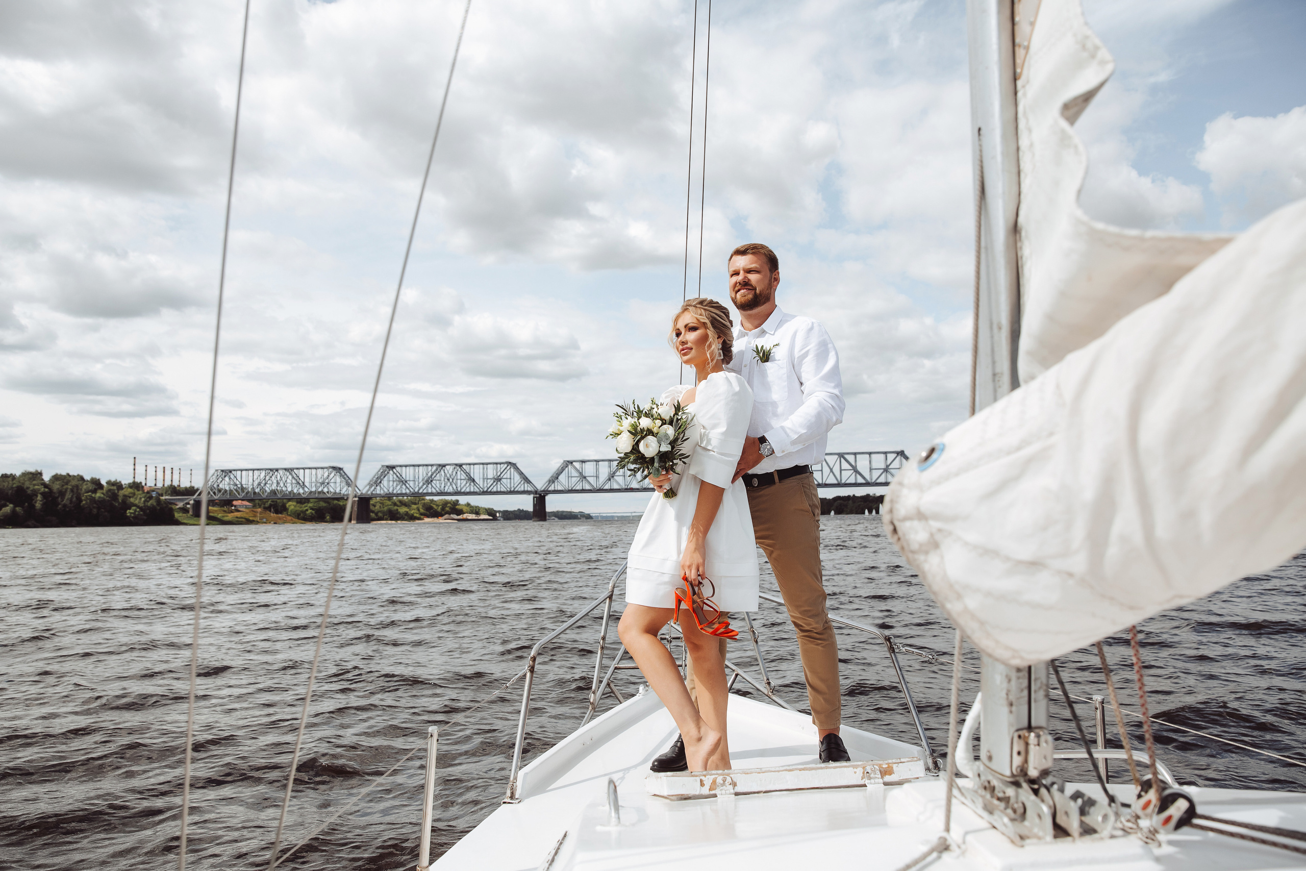 Love story на яхте. Свадебный фотограф Ярославль Ирина Волоцкая