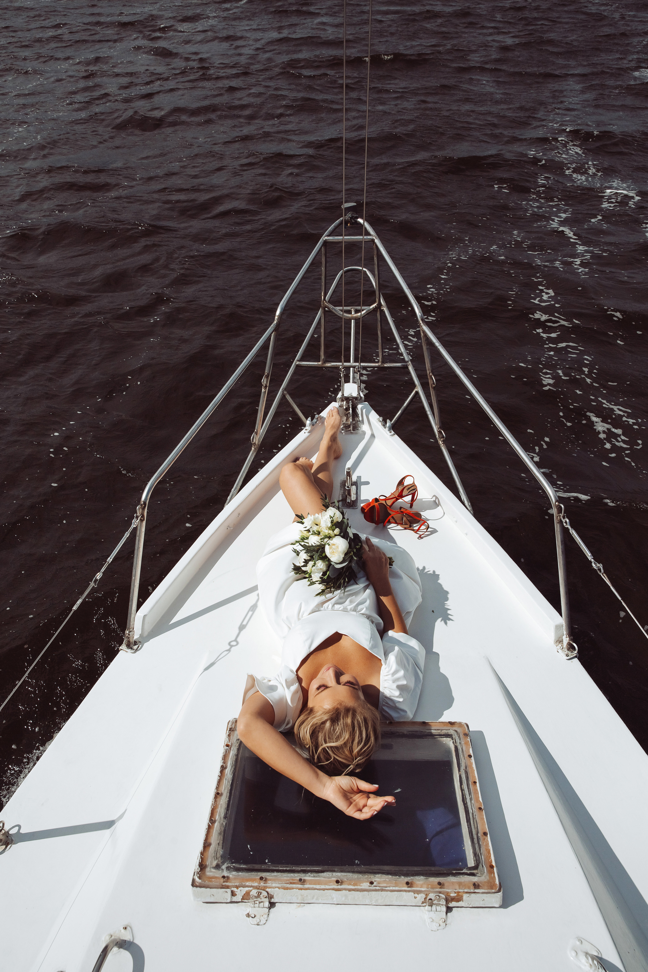 Love story на яхте. Свадебный фотограф Ярославль Ирина Волоцкая