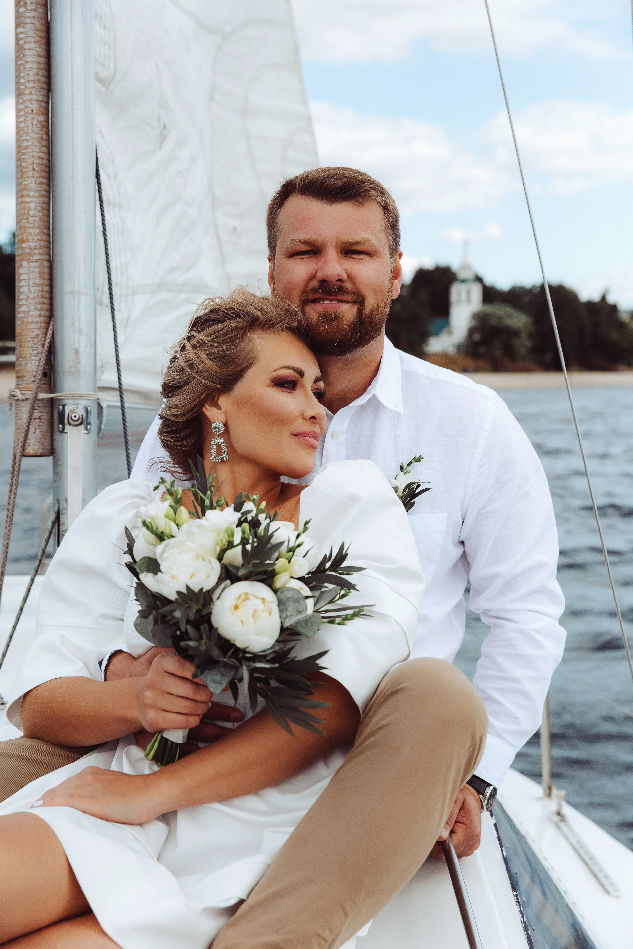 Love story на яхте. Свадебный фотограф Ярославль Ирина Волоцкая