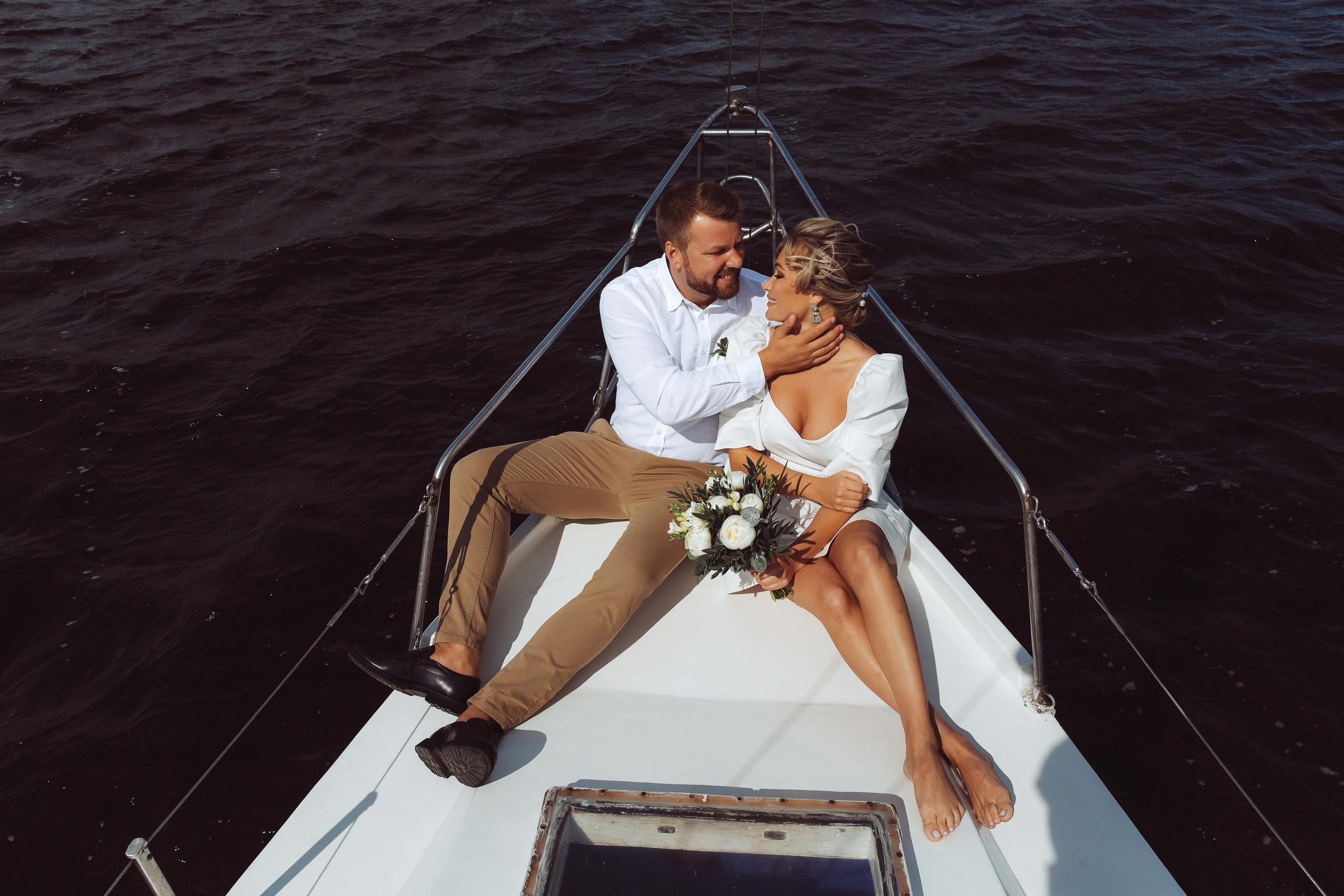 Love story на яхте. Свадебный фотограф Ярославль Ирина Волоцкая