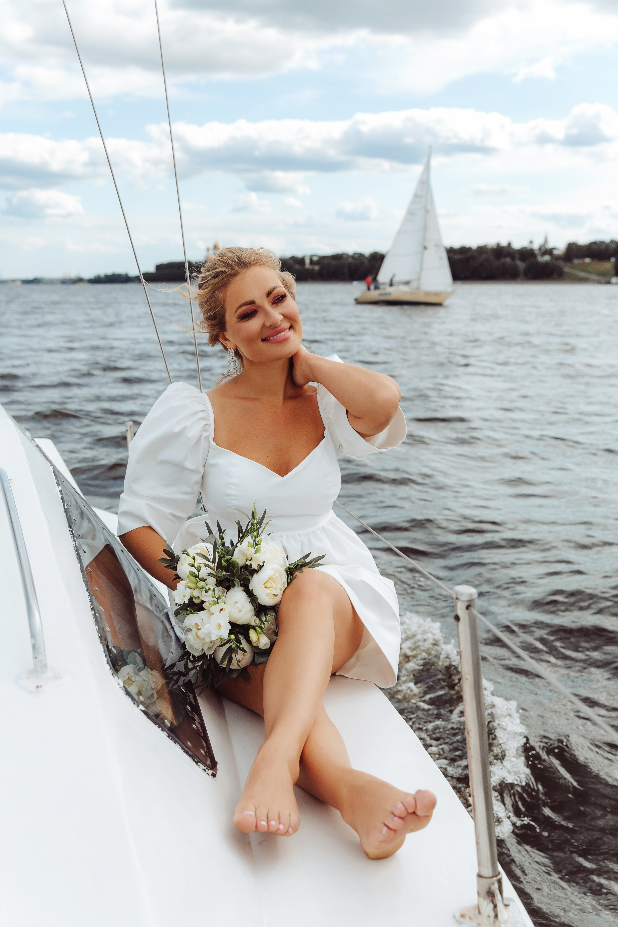 Love story на яхте. Свадебный фотограф Ярославль Ирина Волоцкая
