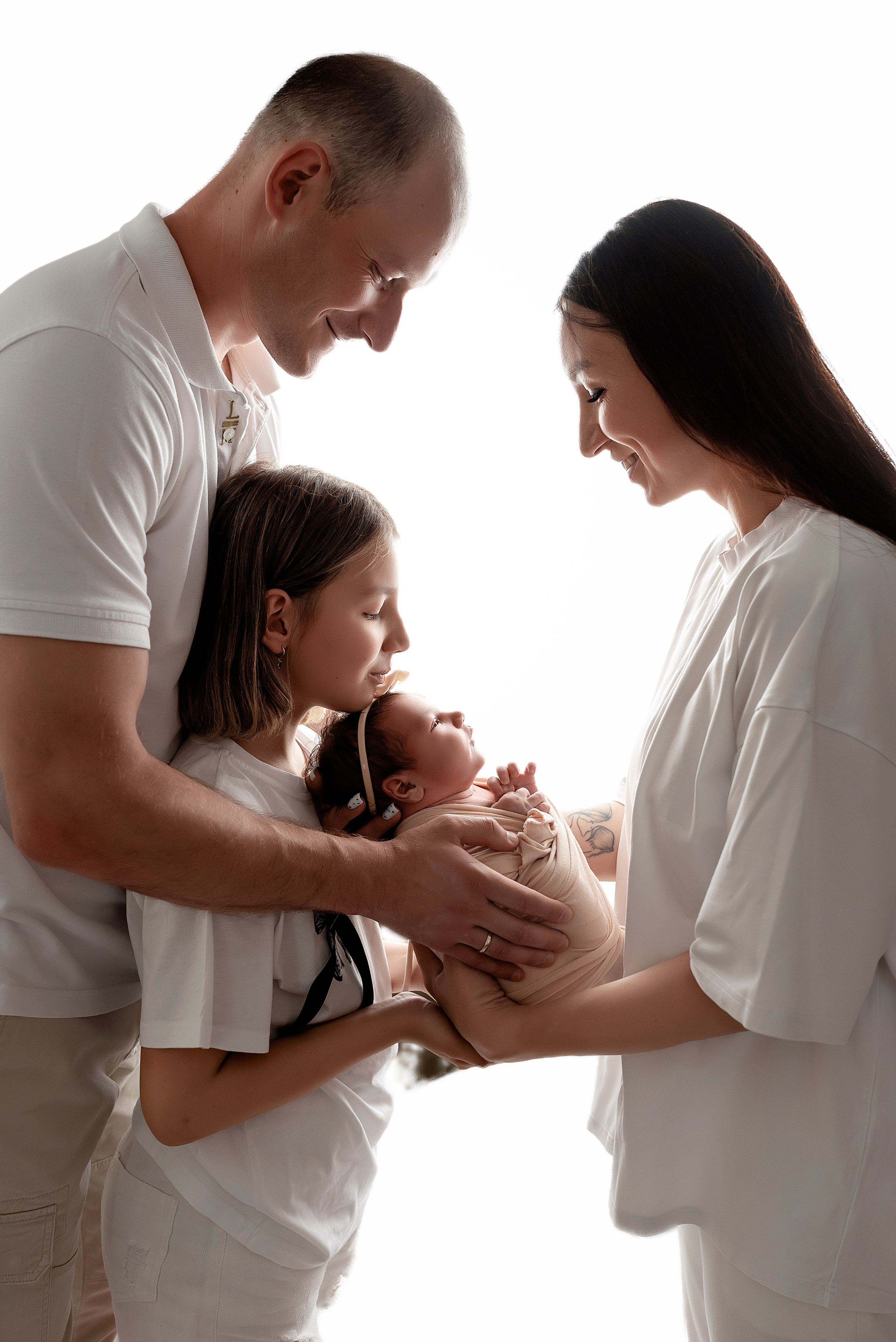 Новорождённые девочки. Детский фотограф новорождённых в Минске Боровик Екатерина