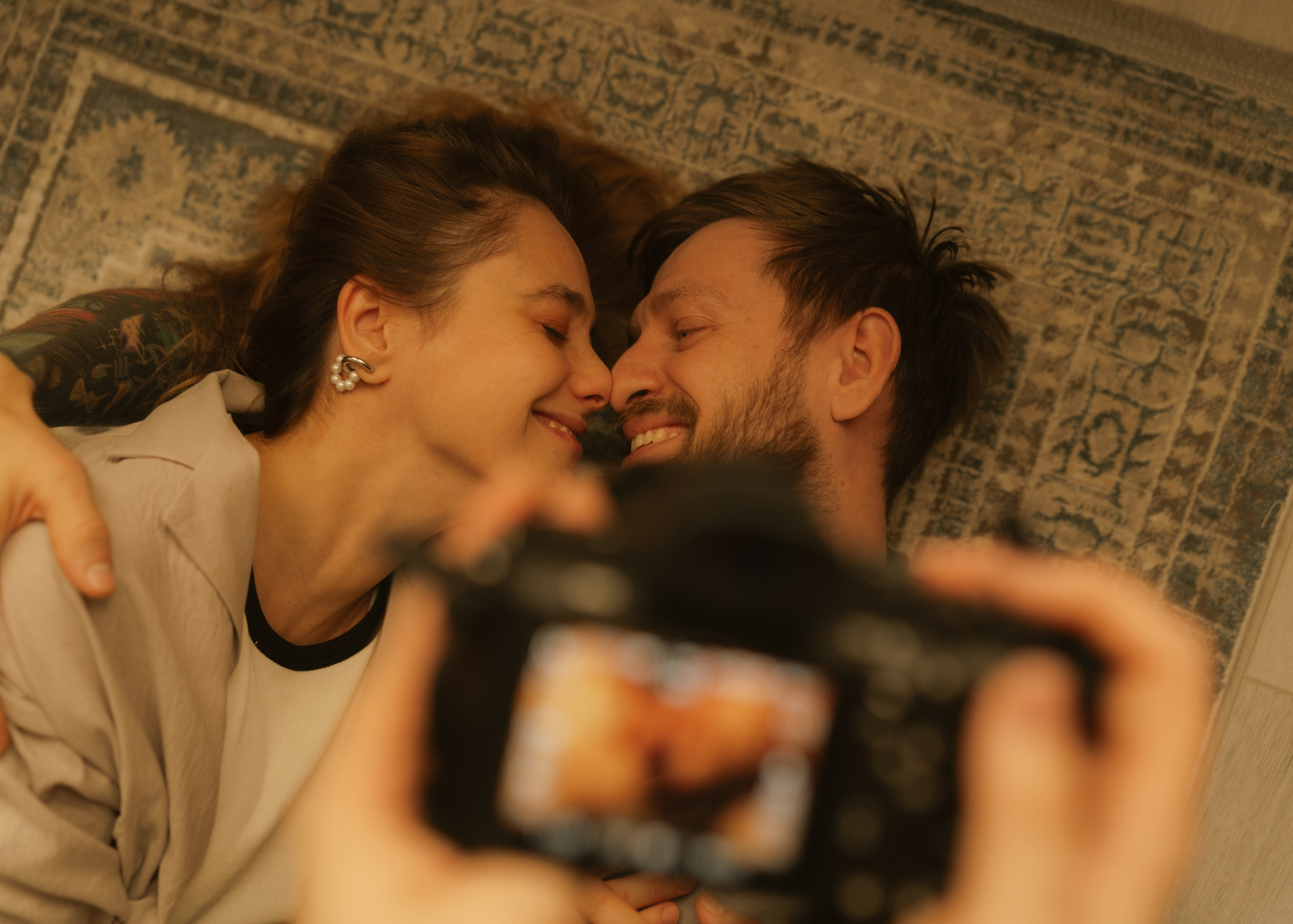 Катя и Андрей | домашняя. Фотограф в Новосибирске Диана Ильиных