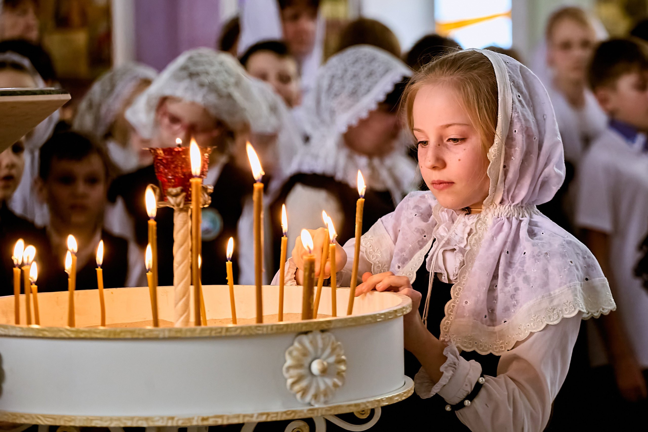 Лица Храма Детский Портрет в Храме