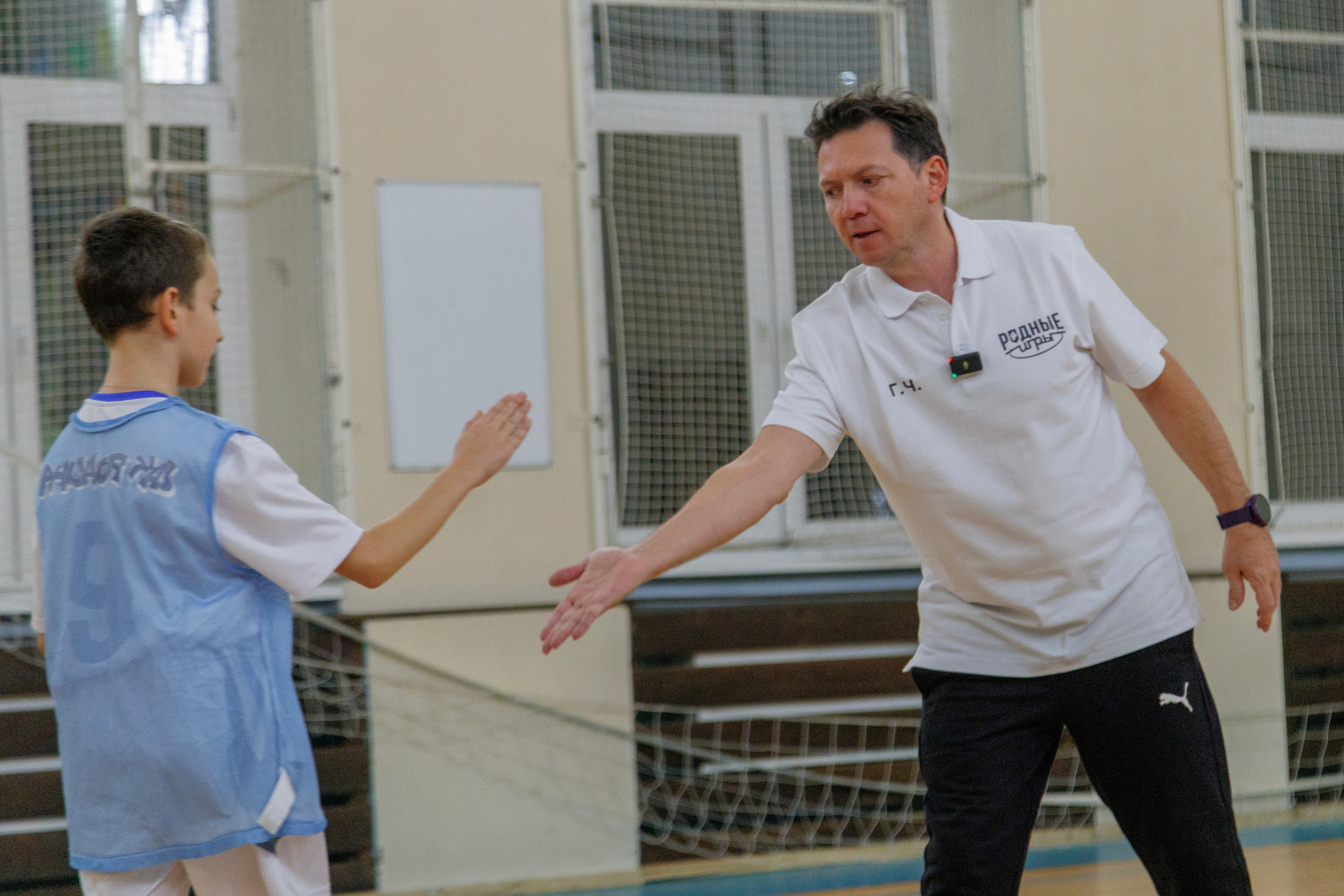 ТРЕНИРОВКА ГЕОРГИЯ ЧЕРДАНЦЕВА С МОСКОВСКИМИ ШКОЛЬНИКАМИ В РАМКАХ ПРОЕКТА «РОДНЫЕ ИГРЫ». Artem Zenin Photography