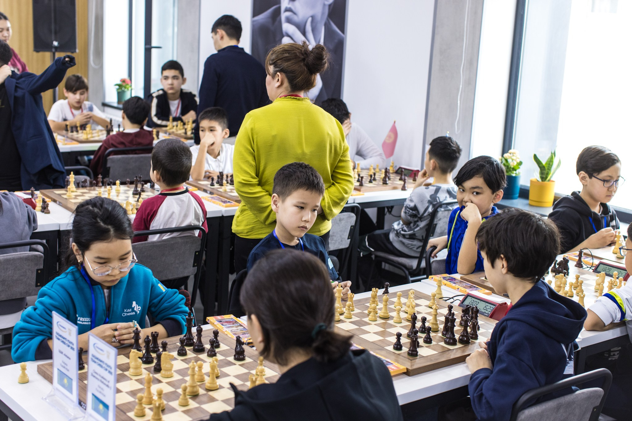 2025.02.02 KAZAKHMYS Youth Team Chess CUP 2025 — Day2_rapid. Фотограф Анна Штурман (репортажная съёмка любых событий и мероприятий) Anna Shtourman photographer
