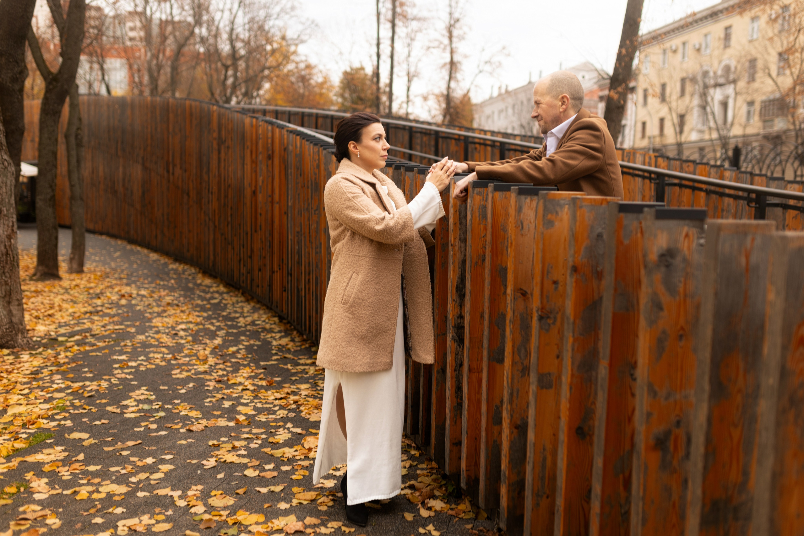 Алексей и Евгения. Свадебная прогулка в позднем октябре. Дмитрий Шульгин, портретный фотограф в Воронеже