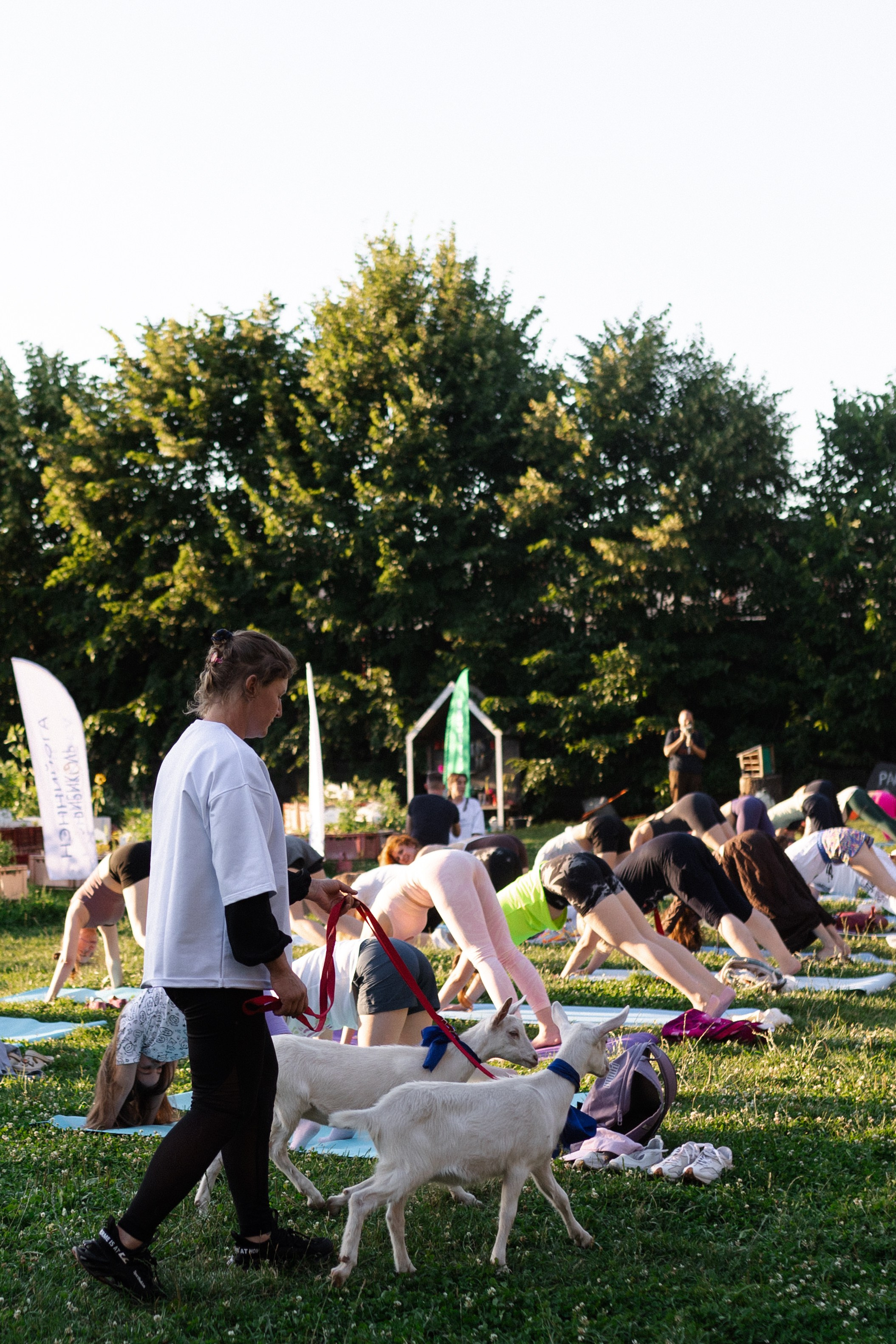 Нэннийога в парке горького. Репортажный фотограф. Свадебный фотограф в Москве Мария Крош