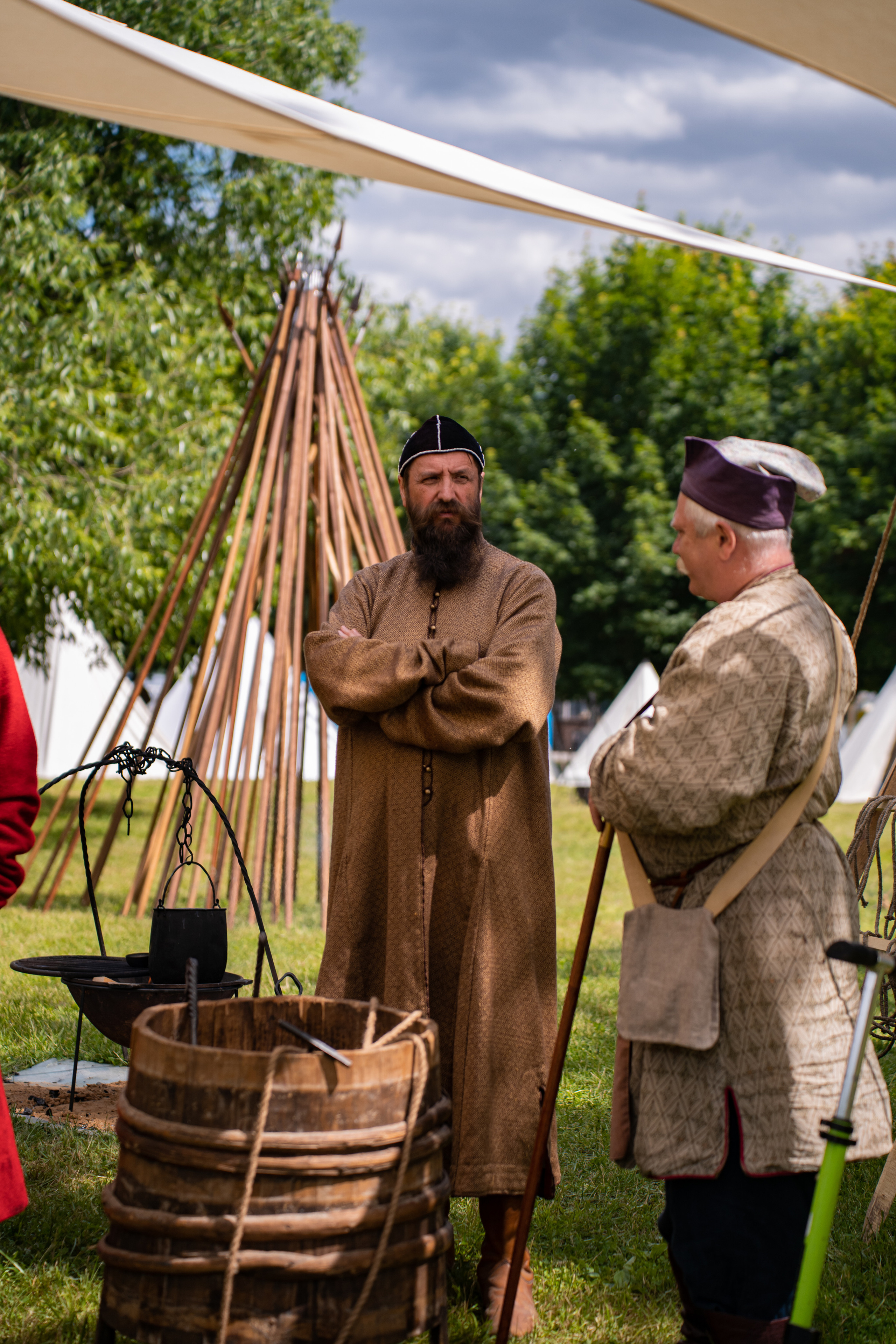 Фотографии фестиваль «Времена и эпохи» 10 июня 2023. Музей-заповедник «Коломенское», фотограф Ксения Насокина. Древняя Русь, Российская Империя, история, исторический фестиваль, реконструкторы, историческая реконструкция, 1654-1667 гг. Русско-польская война, XVII век, Запорожская Сечь, Речь Посполитая, быт царской России, стрелецкий полк, крылатые гусары, пикинёры, реконструкция сражения.
