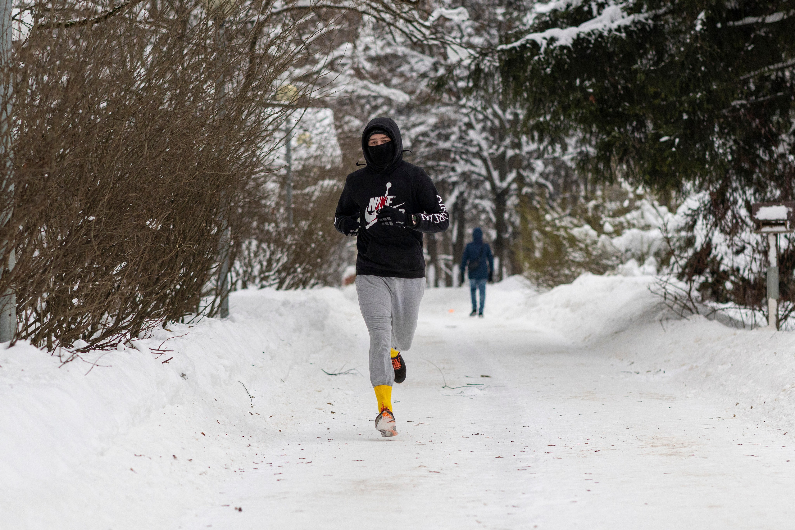 196 забег 5 вёрст в Тушино, 17.01.26. Фотограф Сергей Ловкий