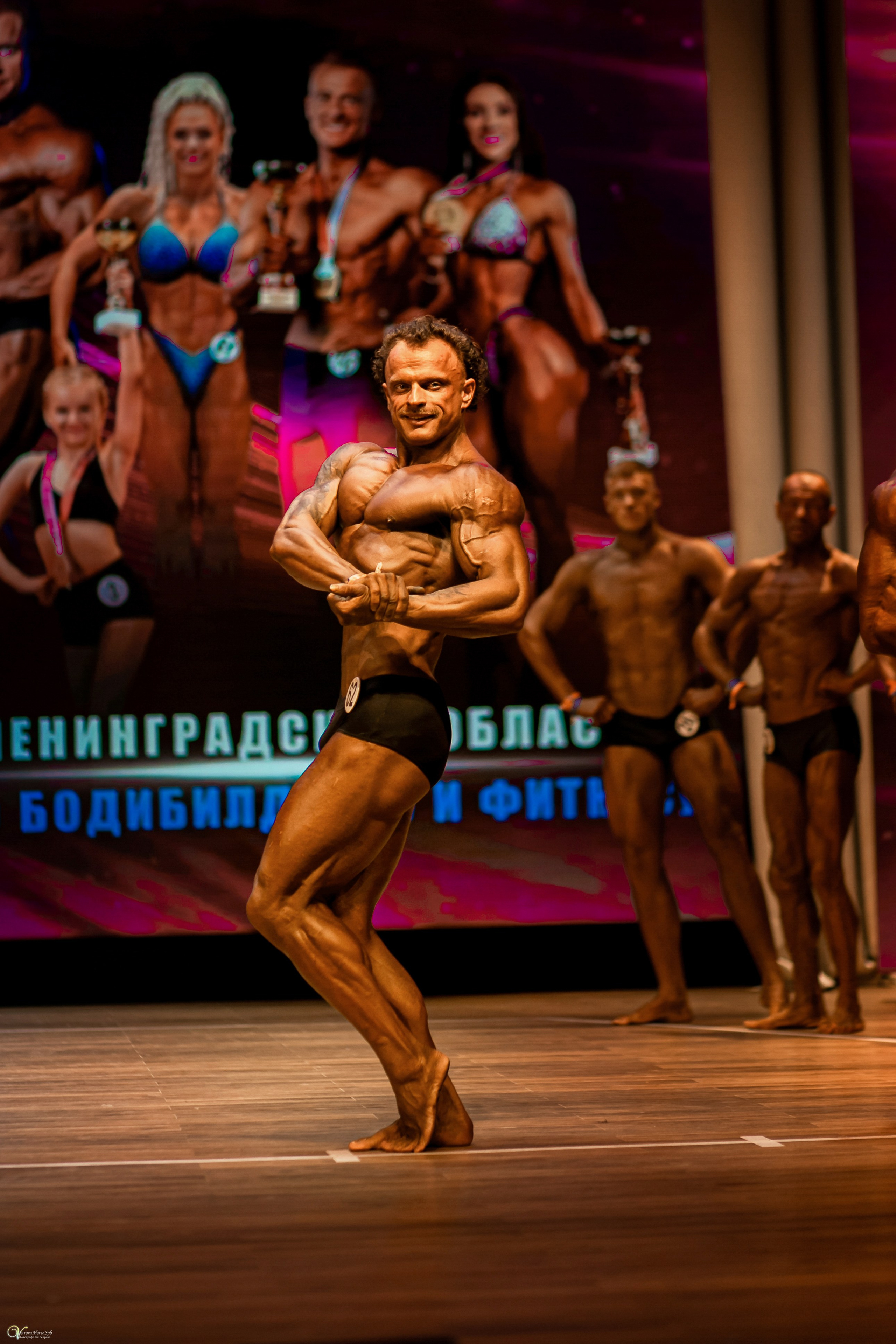 Съемка чемпионата по бодибилдингу. Фотограф женский и мужской портрет Санкт-Петербург