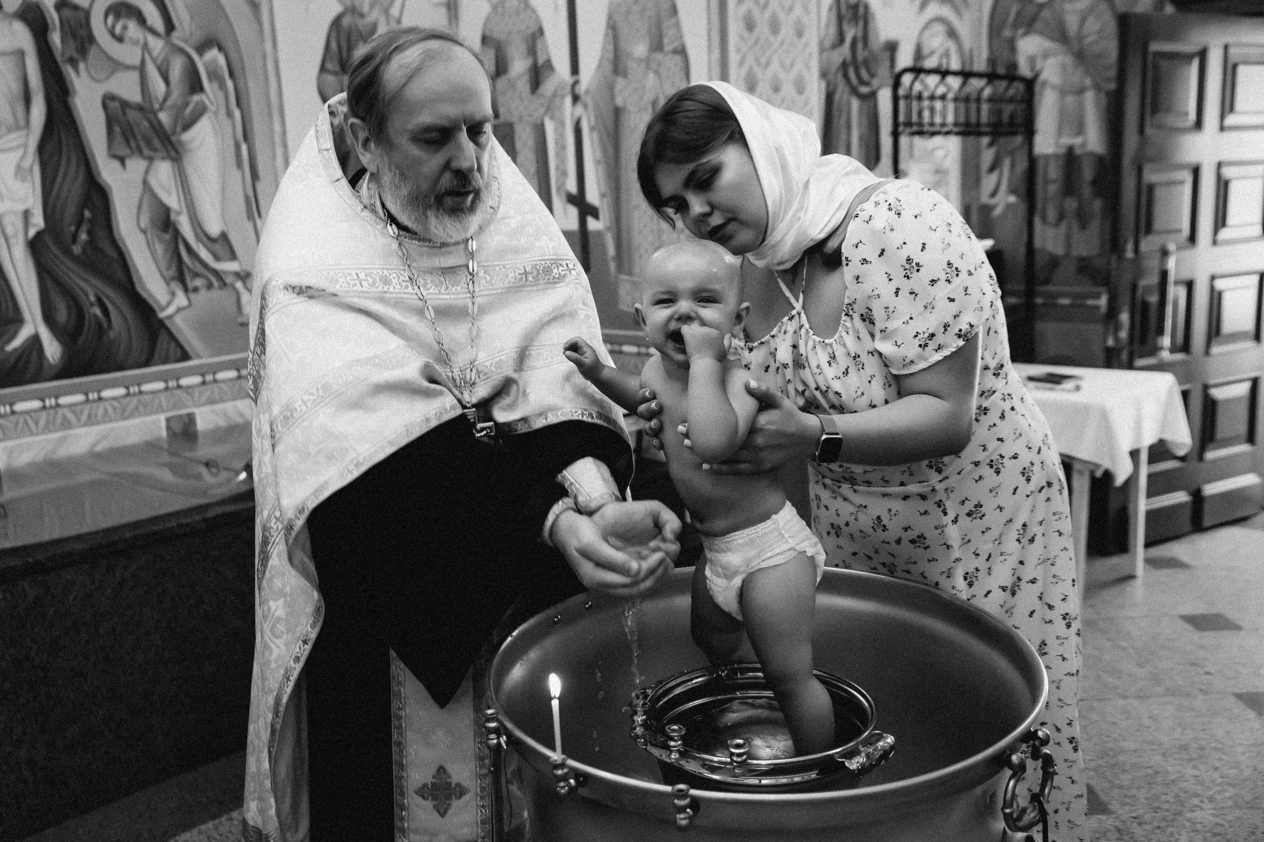 Крещение Юли. Семейный фотограф Минск Усова Ольга