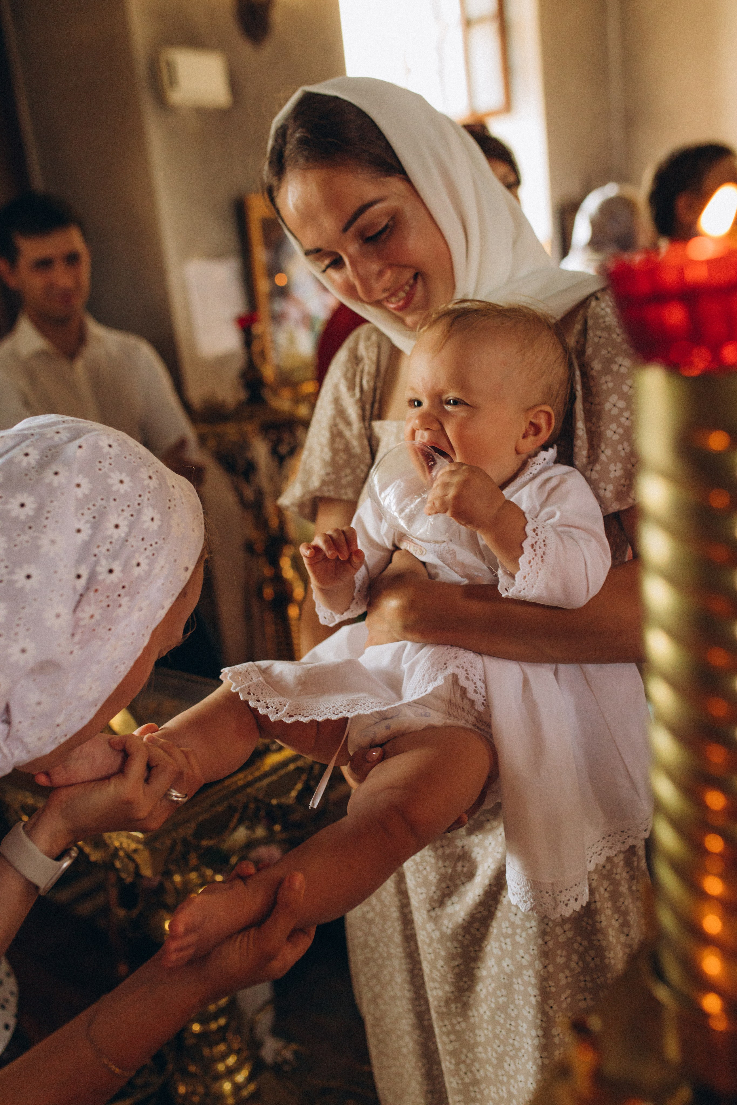 Крещение Марии. Семейный фотограф в Обнинске