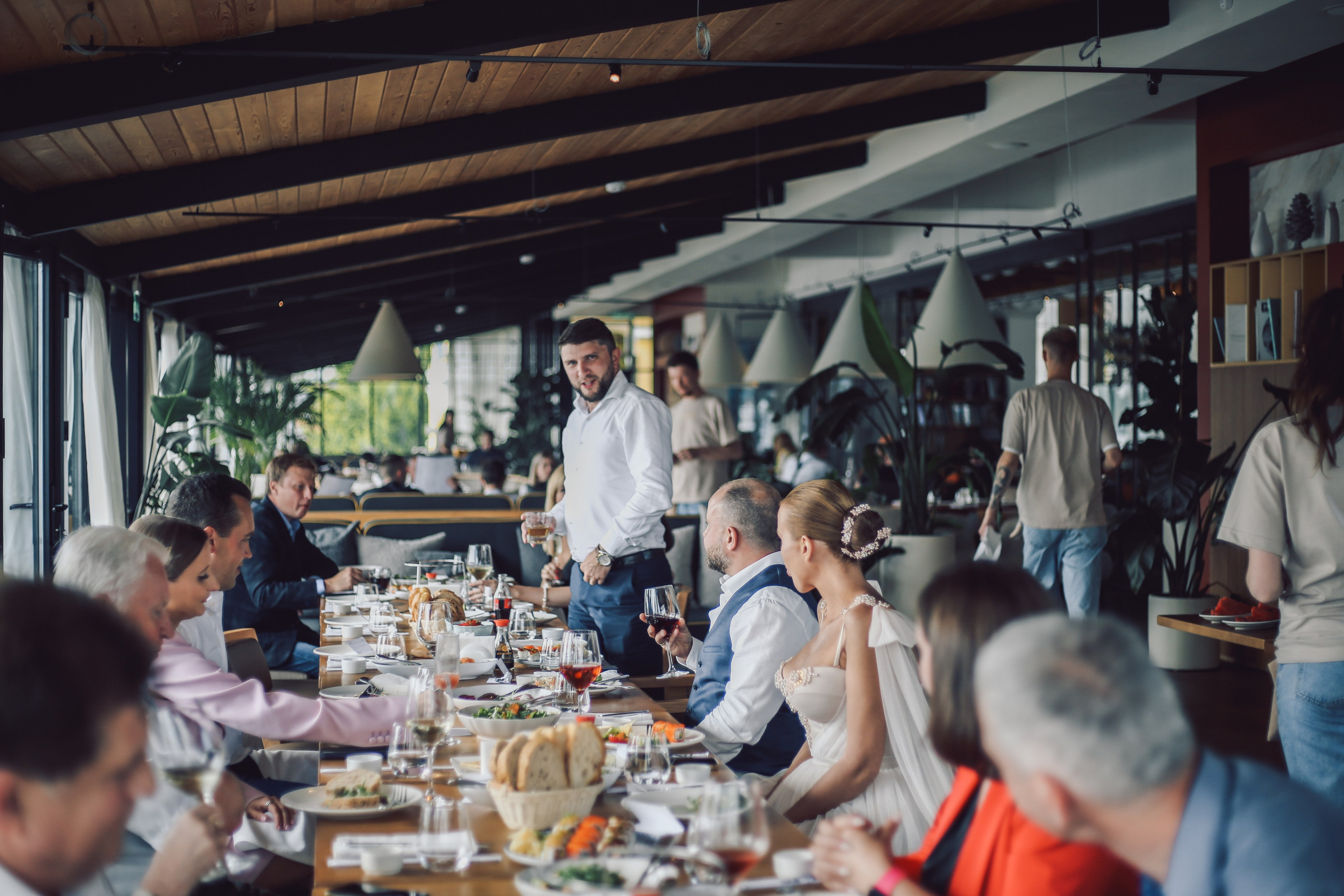 Свадьба, Ресторан «Vодный». Фотограф Анастасия Залевская