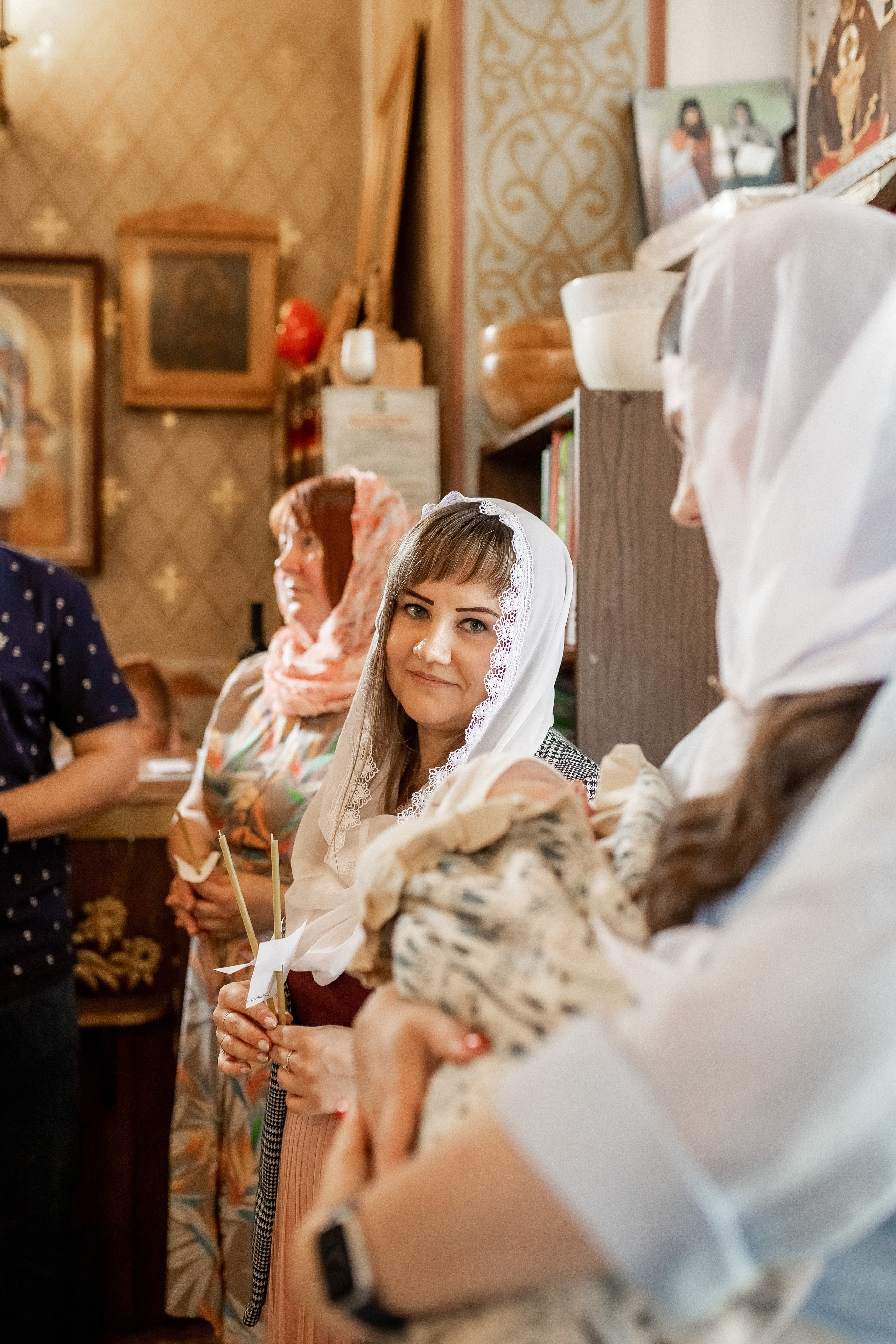 Крещение в Храме Усекновения гл.Иоанна-Предтечи д. Калиновка. Профессиональный фотограф, Москва |Видное Елена Елизарова