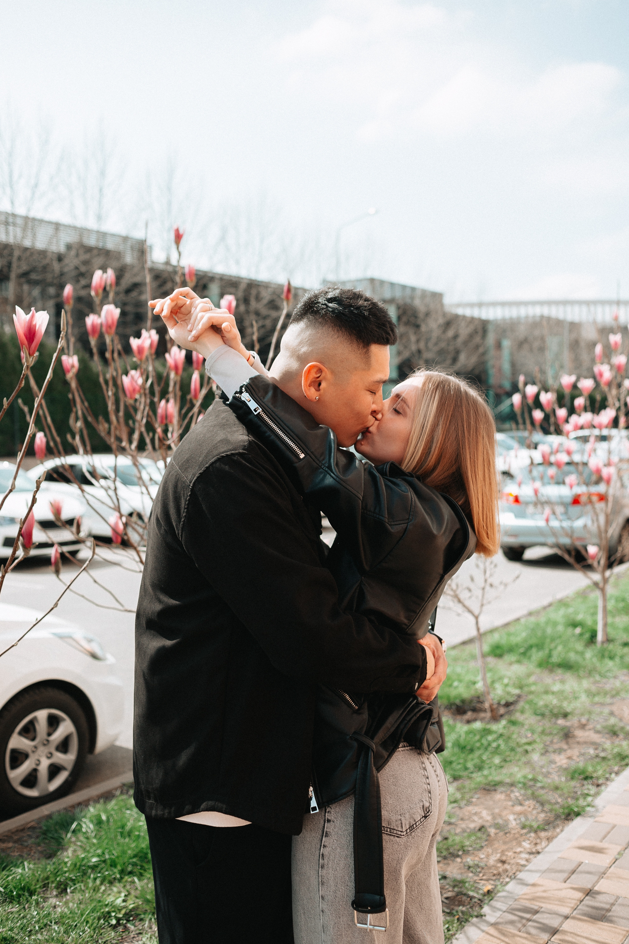 Прогулка Ксюши, Марата и Лео. Фотограф Настя Галингер Краснодар