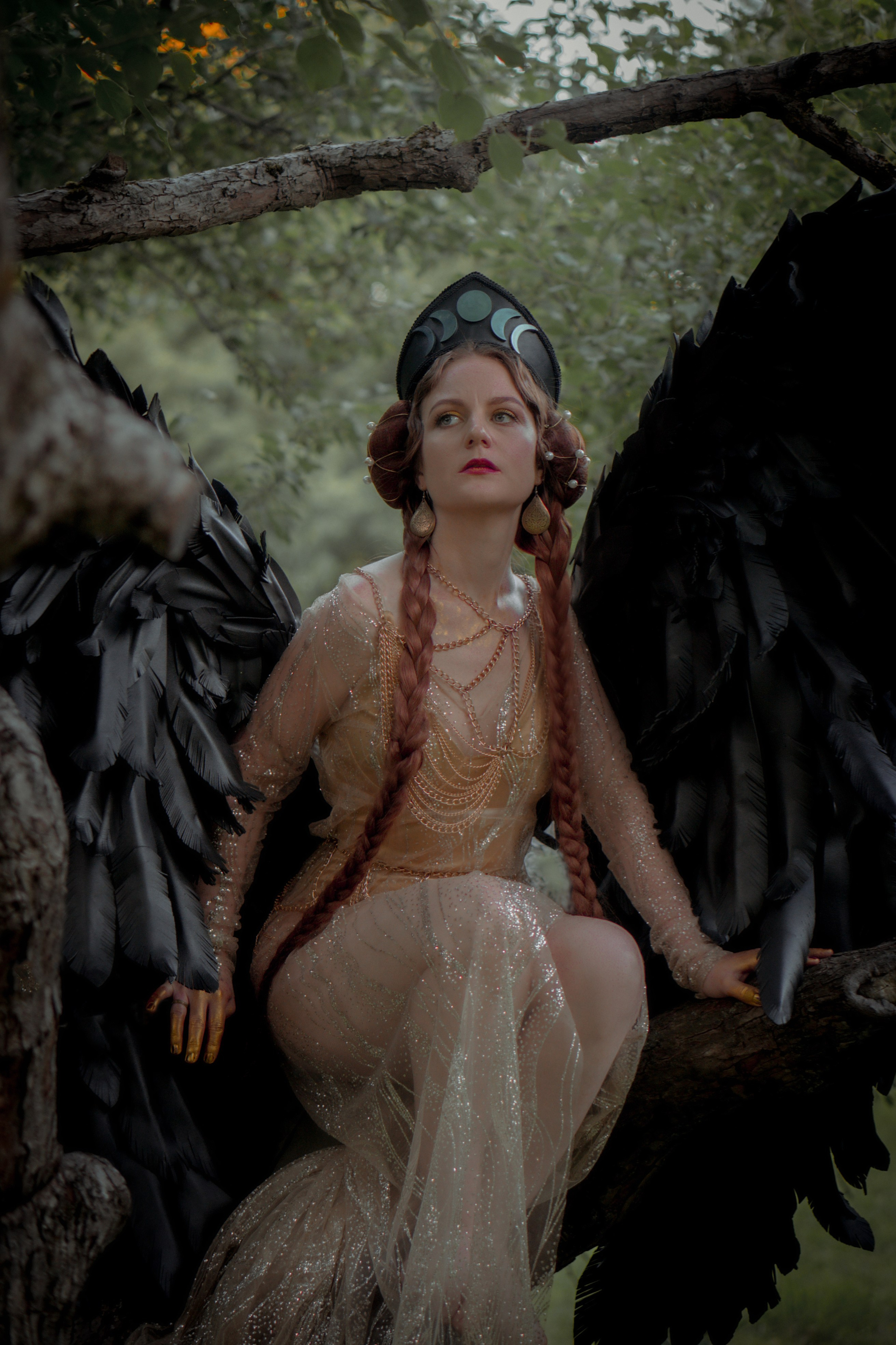 Птица-Сирин. Художественный фотограф Салаева Алина