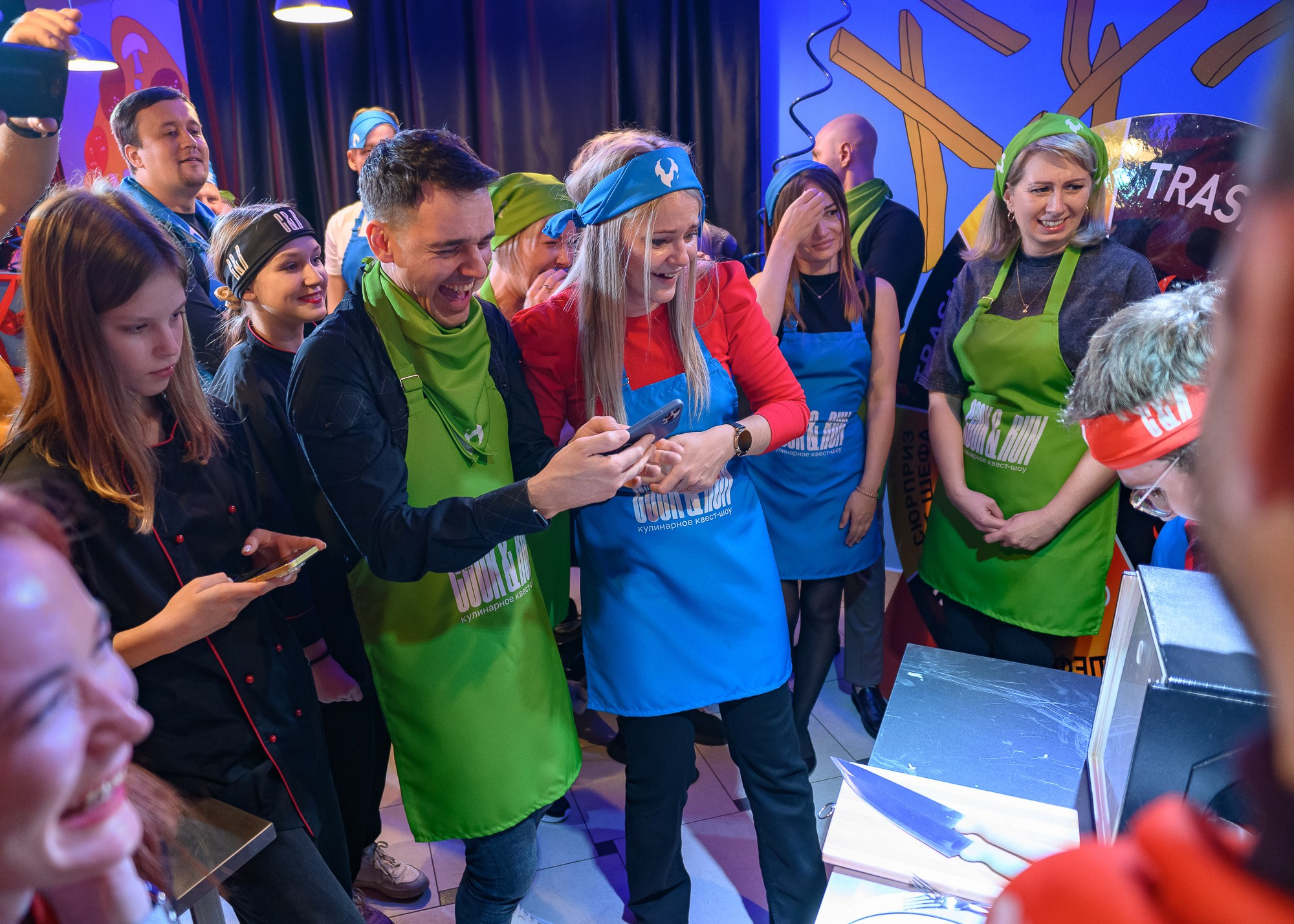 Кулинарный квест-шоу CooknRun. Фотограф Александр Данилов