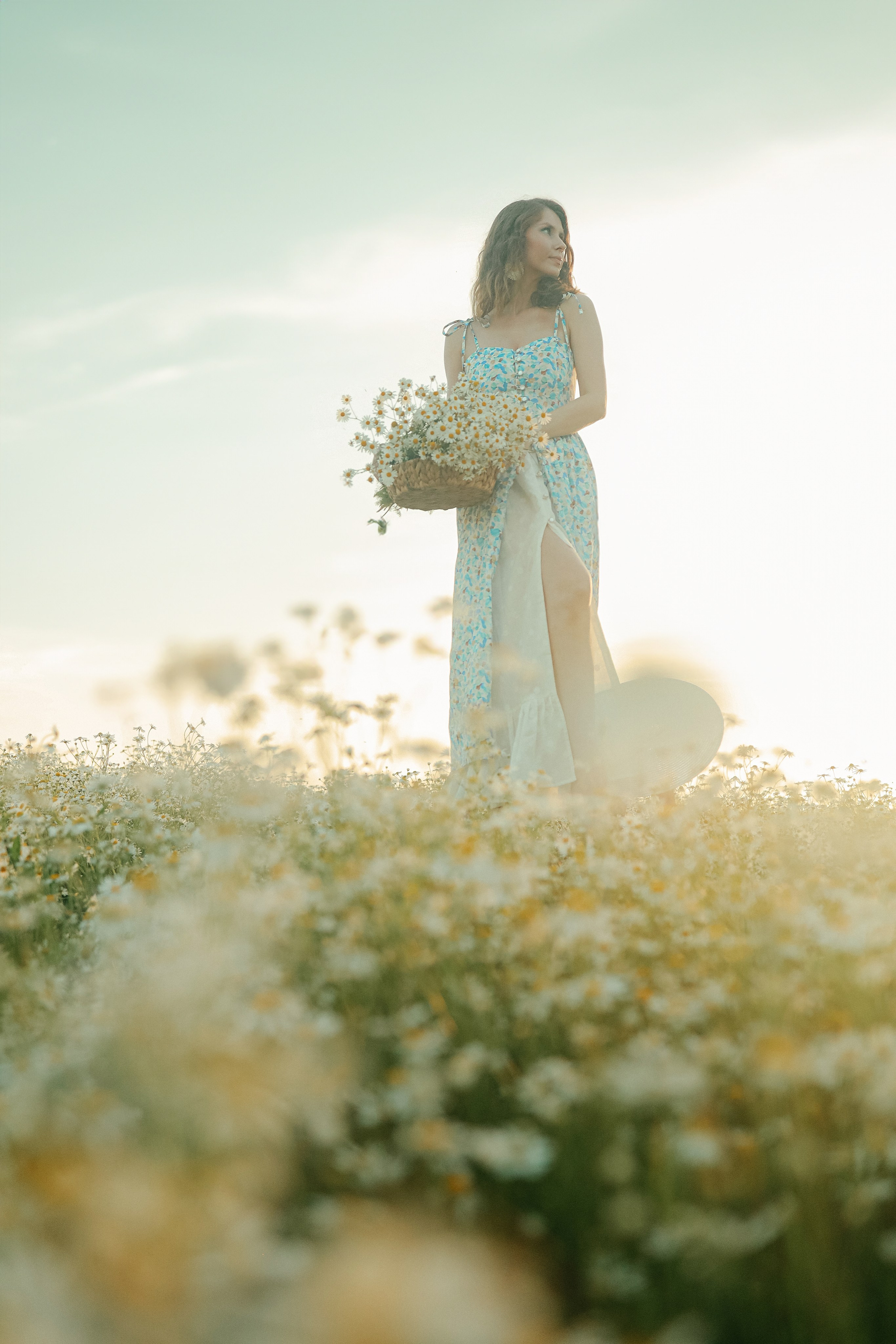Фотосессия в ромашках и поле пшеницы. Иванова Ирина Свадебный и семейный фотограф г. Уфа