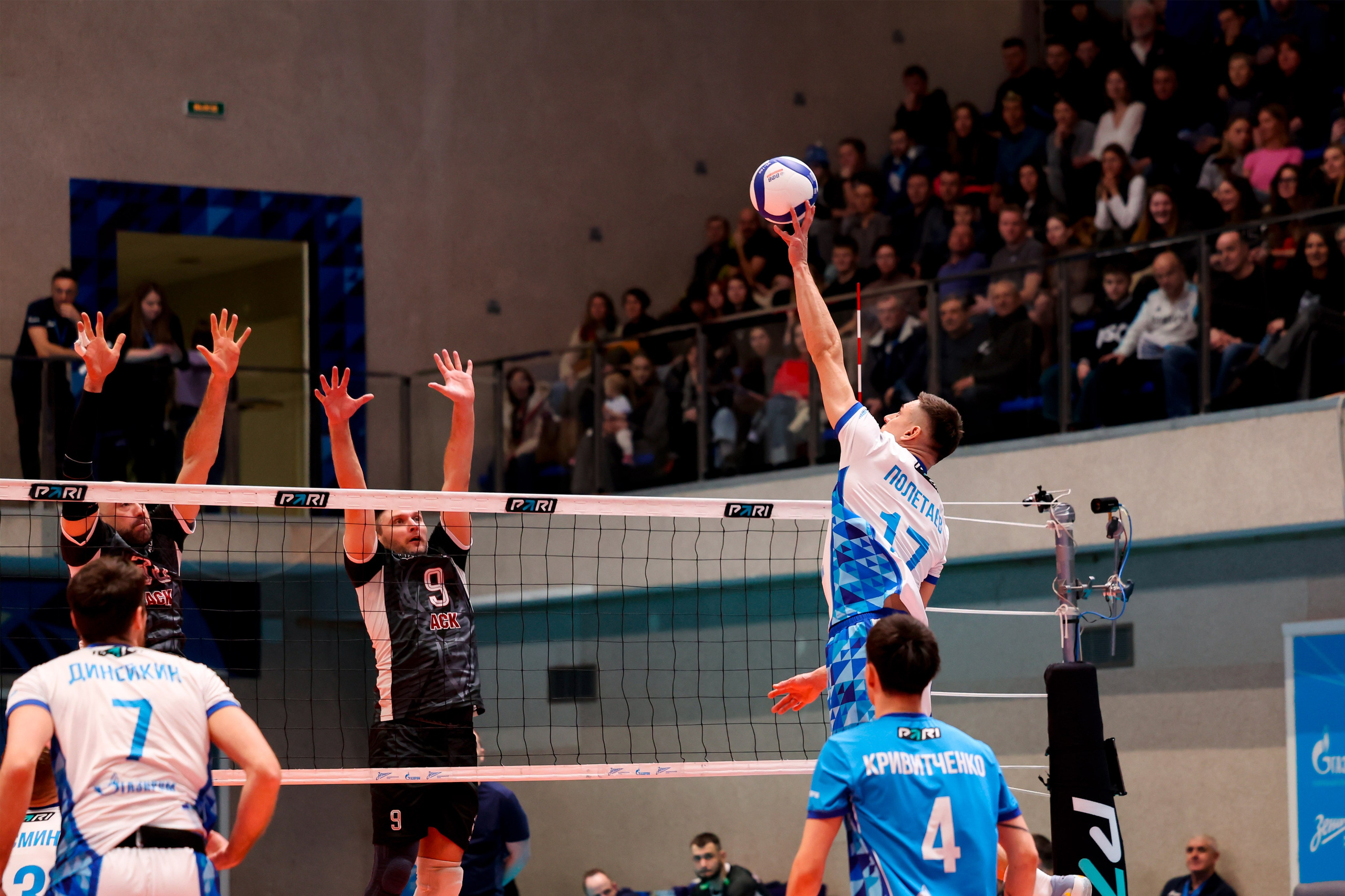 ВК Зенит — ВК АСК 15.03.2025. Спортивный и репортажный фотограф Антон Тереханов