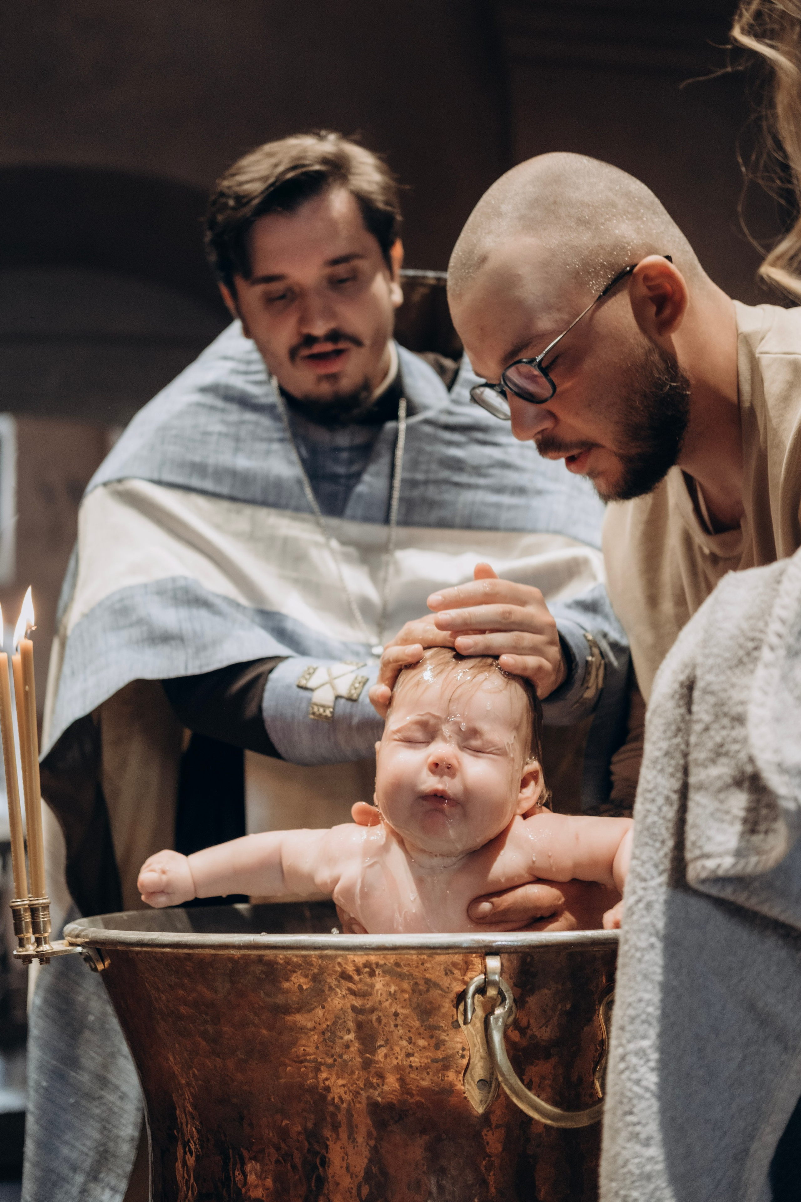 Таинство крещения Макария. Главная