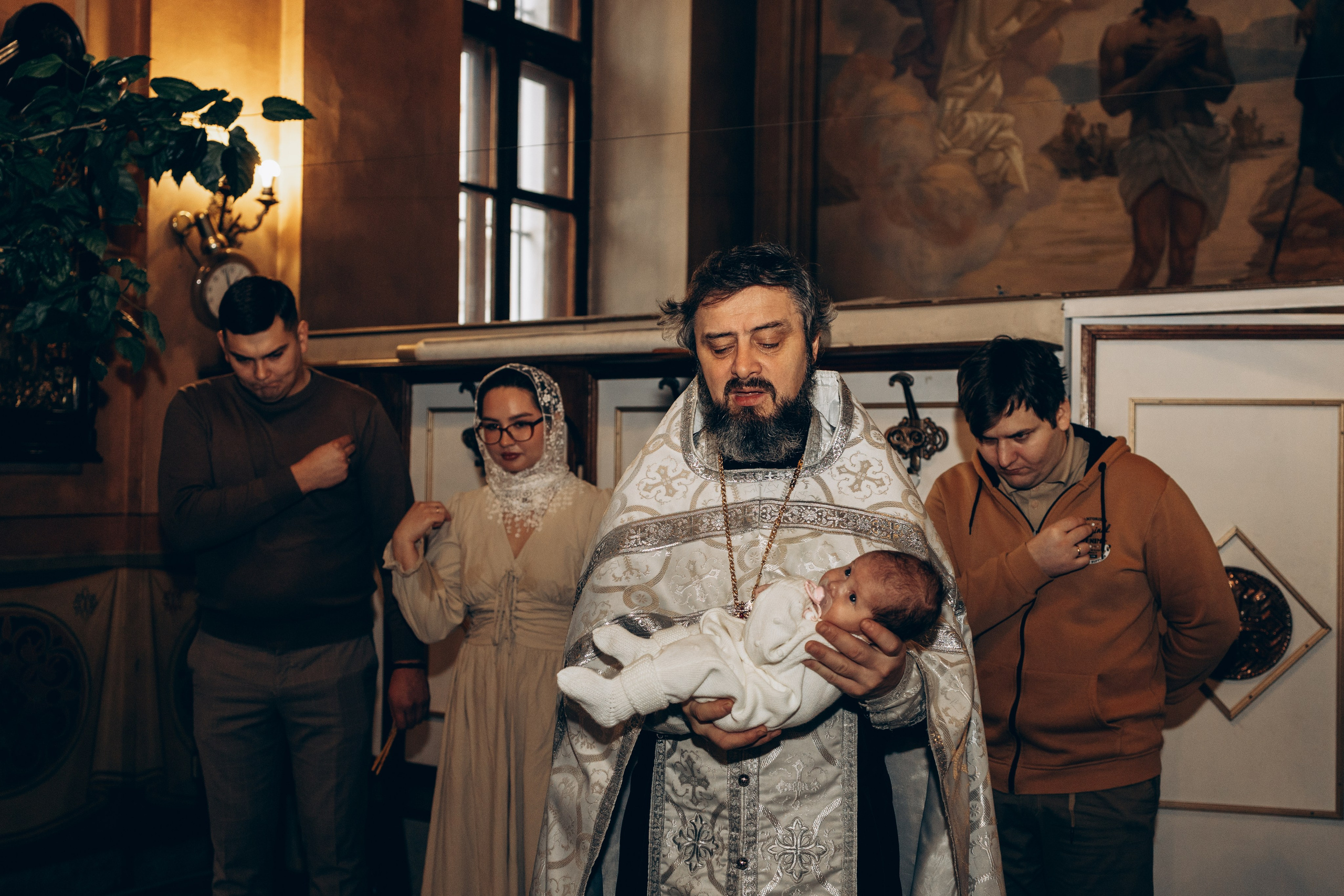 Крещение в Храме Воскресения Словущего в Даниловской Слободе. Главная