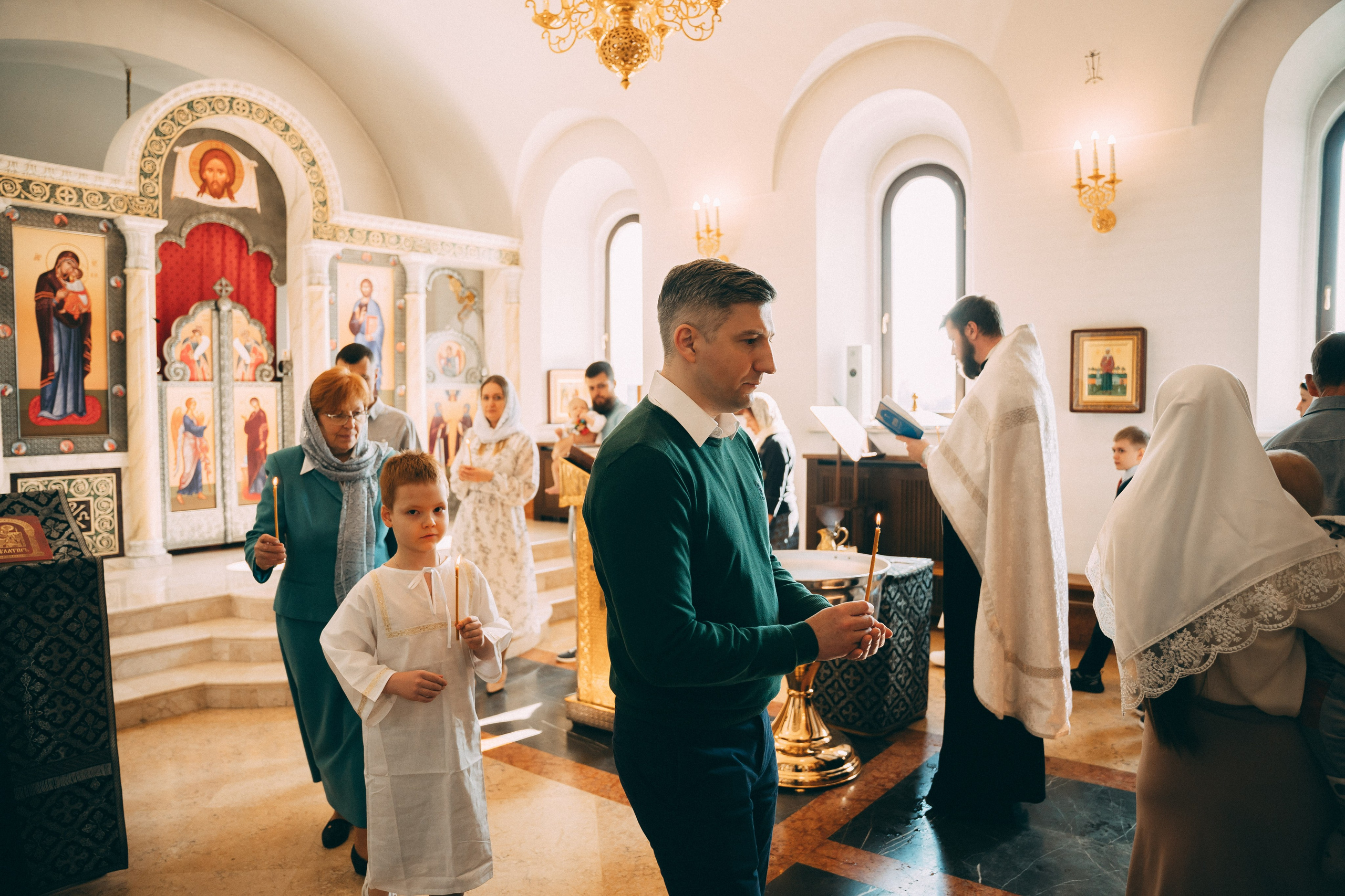 Крещение Арсения и Максима. Главная