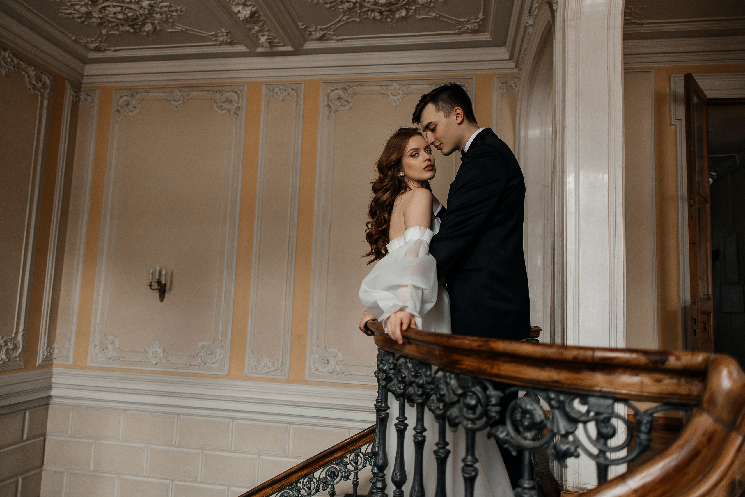 Мария и Александр (съемка в библиотеке). Фотограф в Москве Екатерина Потапова