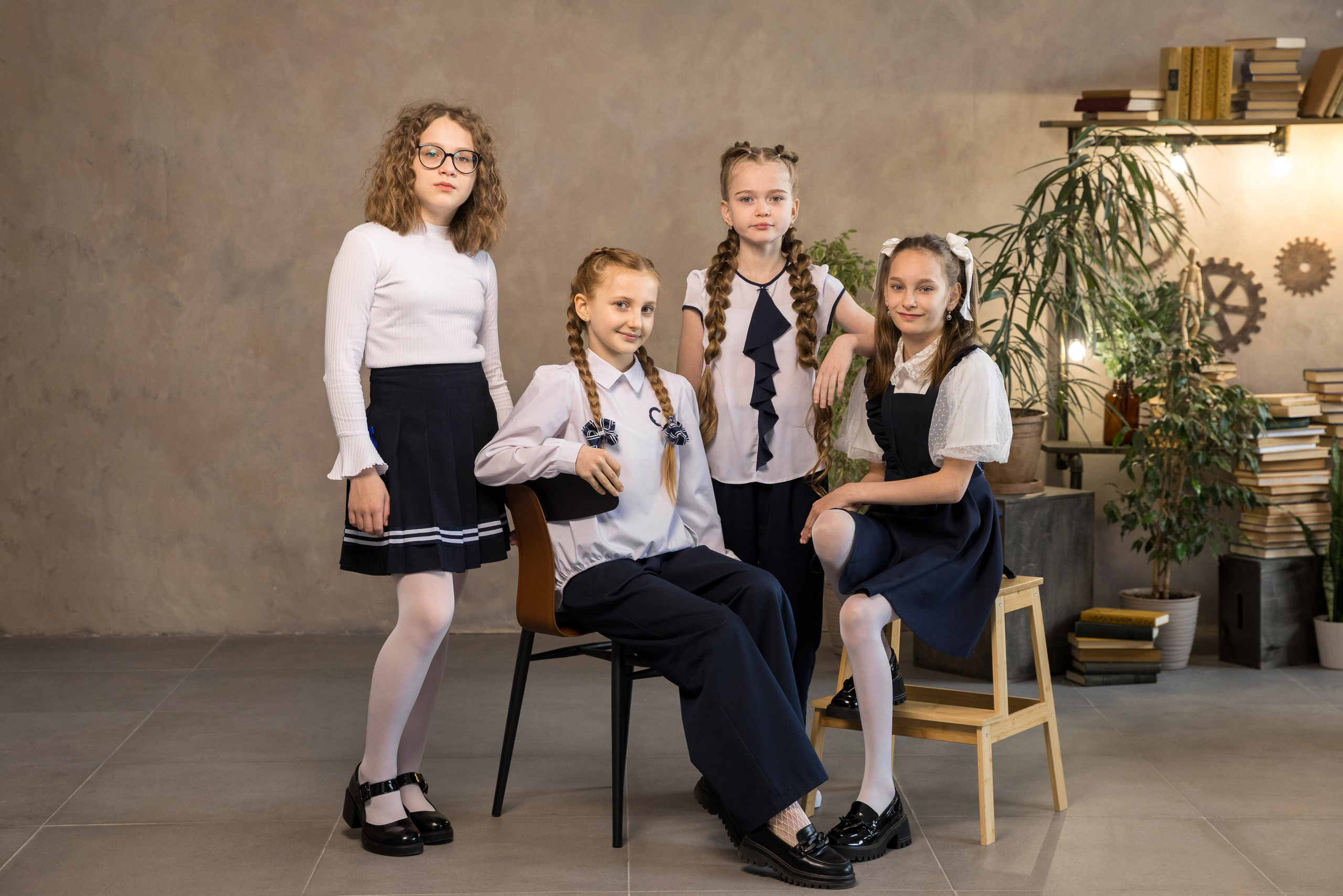 Групповые фотографии для четвертого класса. Выпускные альбомы Евгении Виноградовой г. Липецк