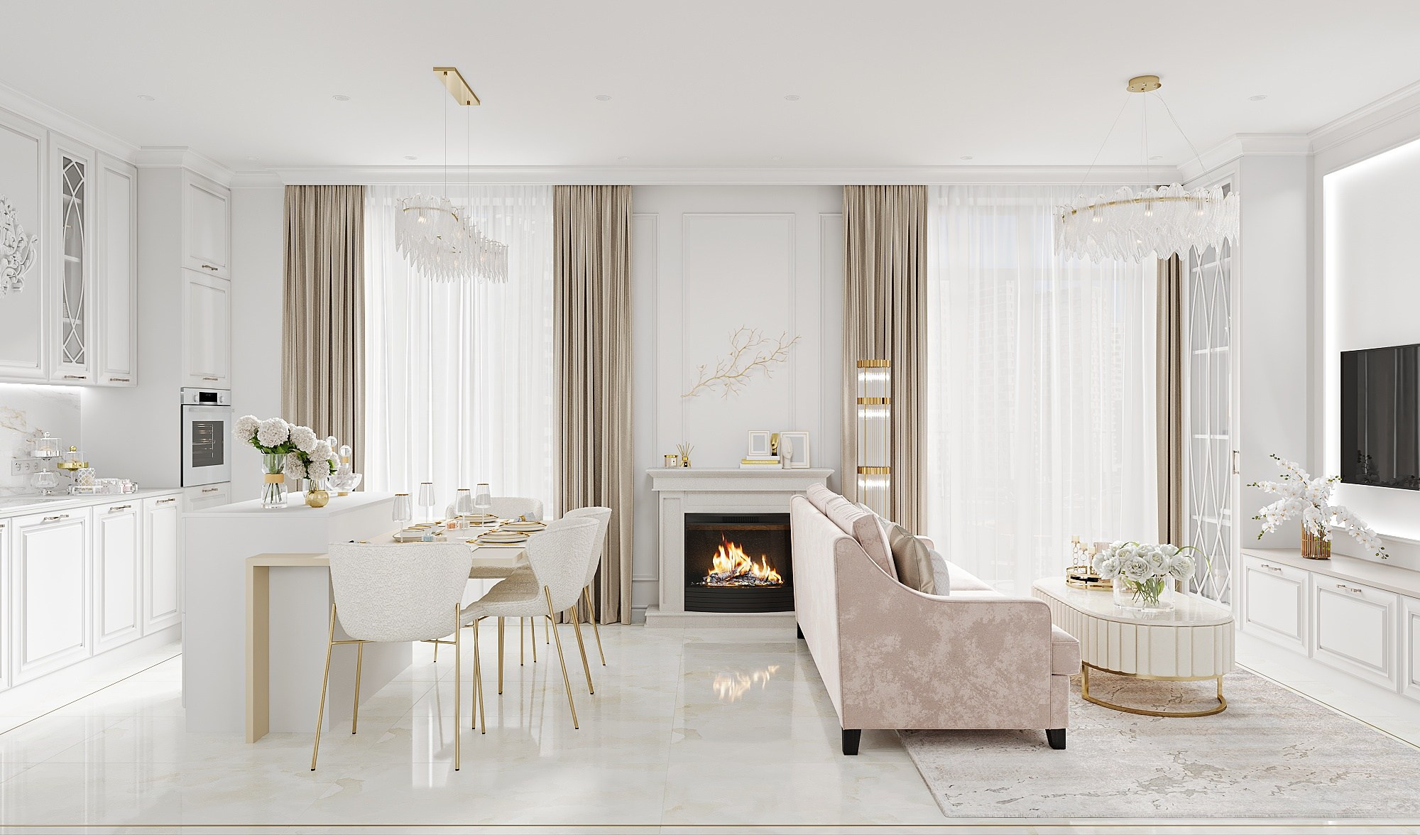 ЖК СИМВОЛ. Irina Balykina — Interior 3D Visualisation