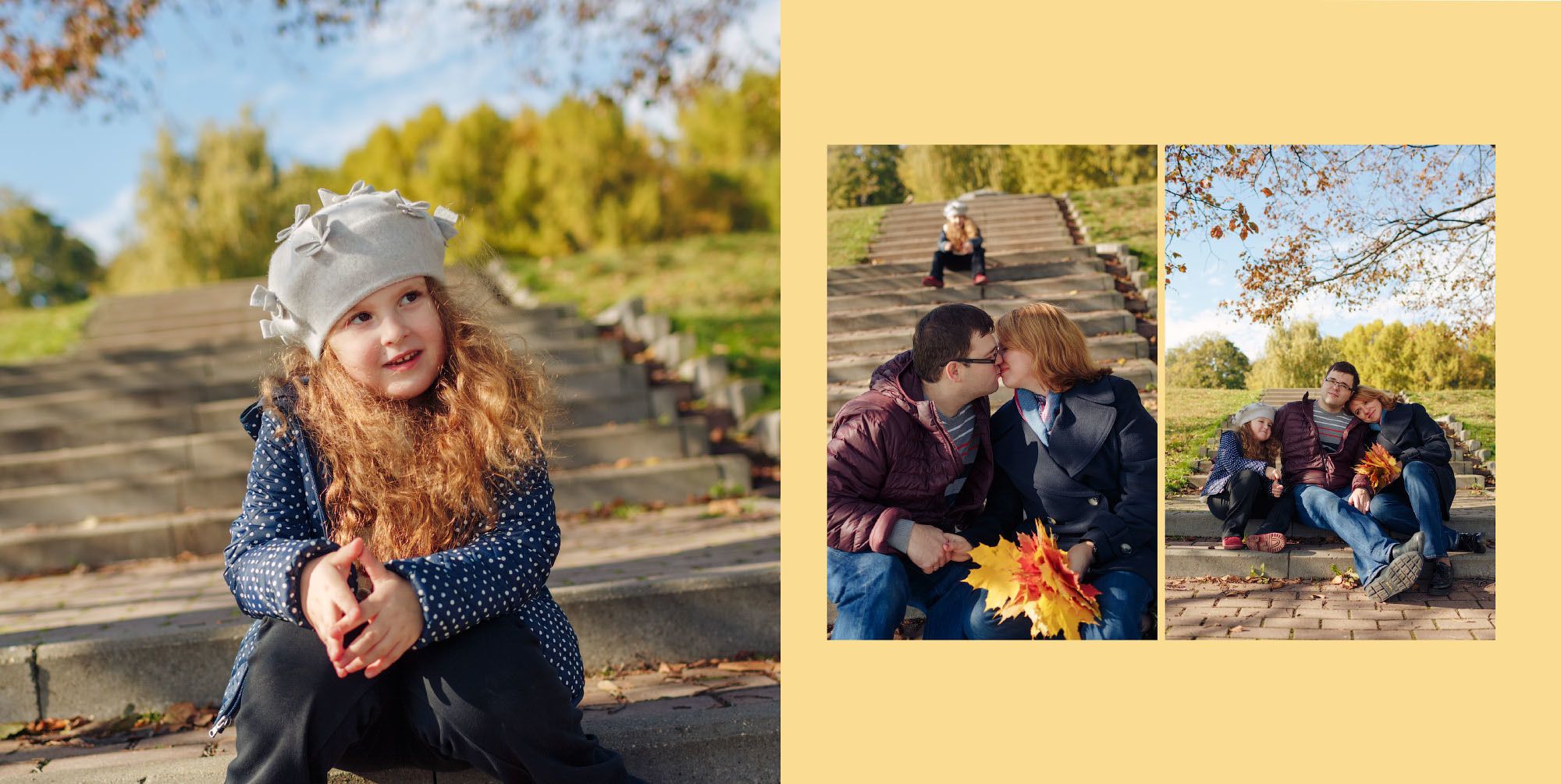 Осенняя семейная фотосессия в Коломенском. Фотограф в Москве Татьяна Байкова