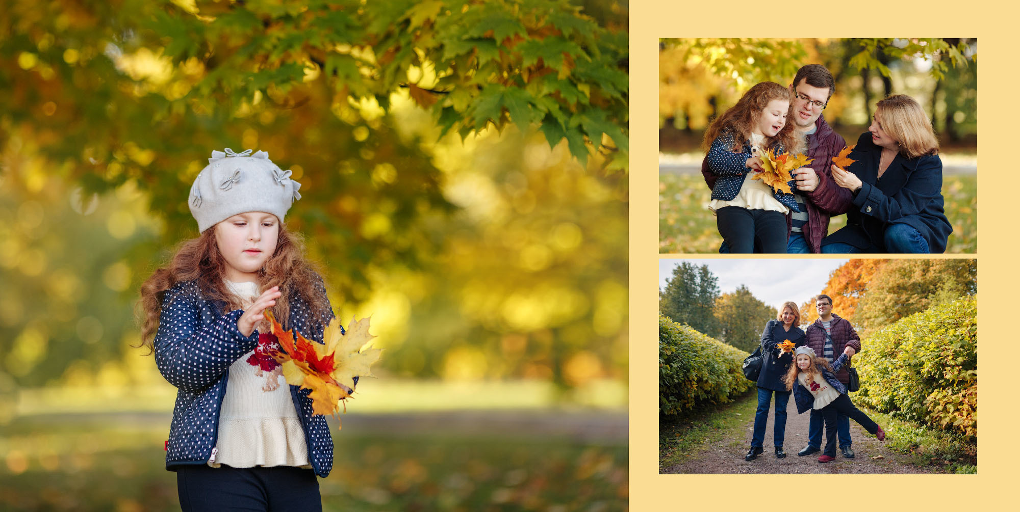 Осенняя семейная фотосессия в Коломенском. Фотограф в Москве Татьяна Байкова