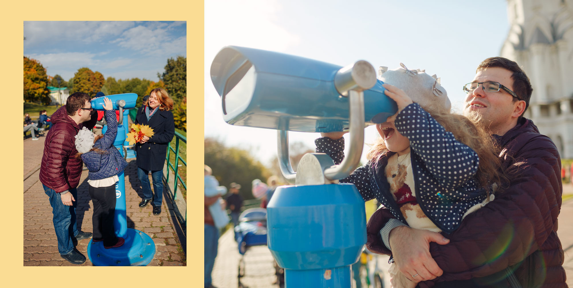 Осенняя семейная фотосессия в Коломенском. Фотограф в Москве Татьяна Байкова