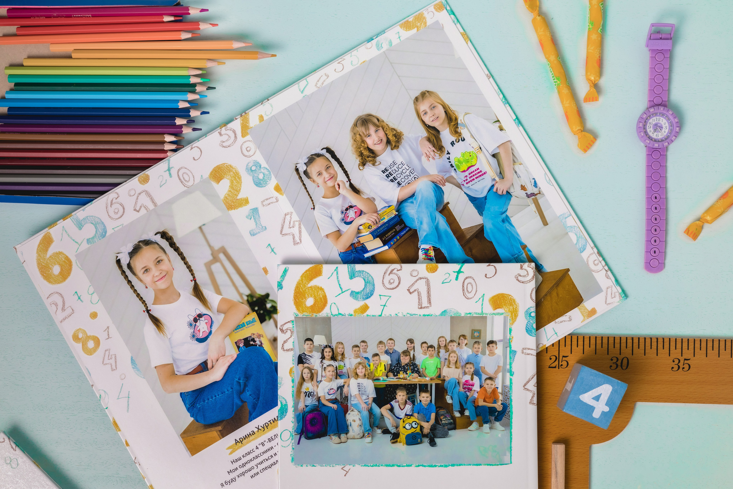 Фотосессии для выпускных фотокниг и виньеток (сад, школа). Школьный и семейный фотограф г. Клин Елена Желнина