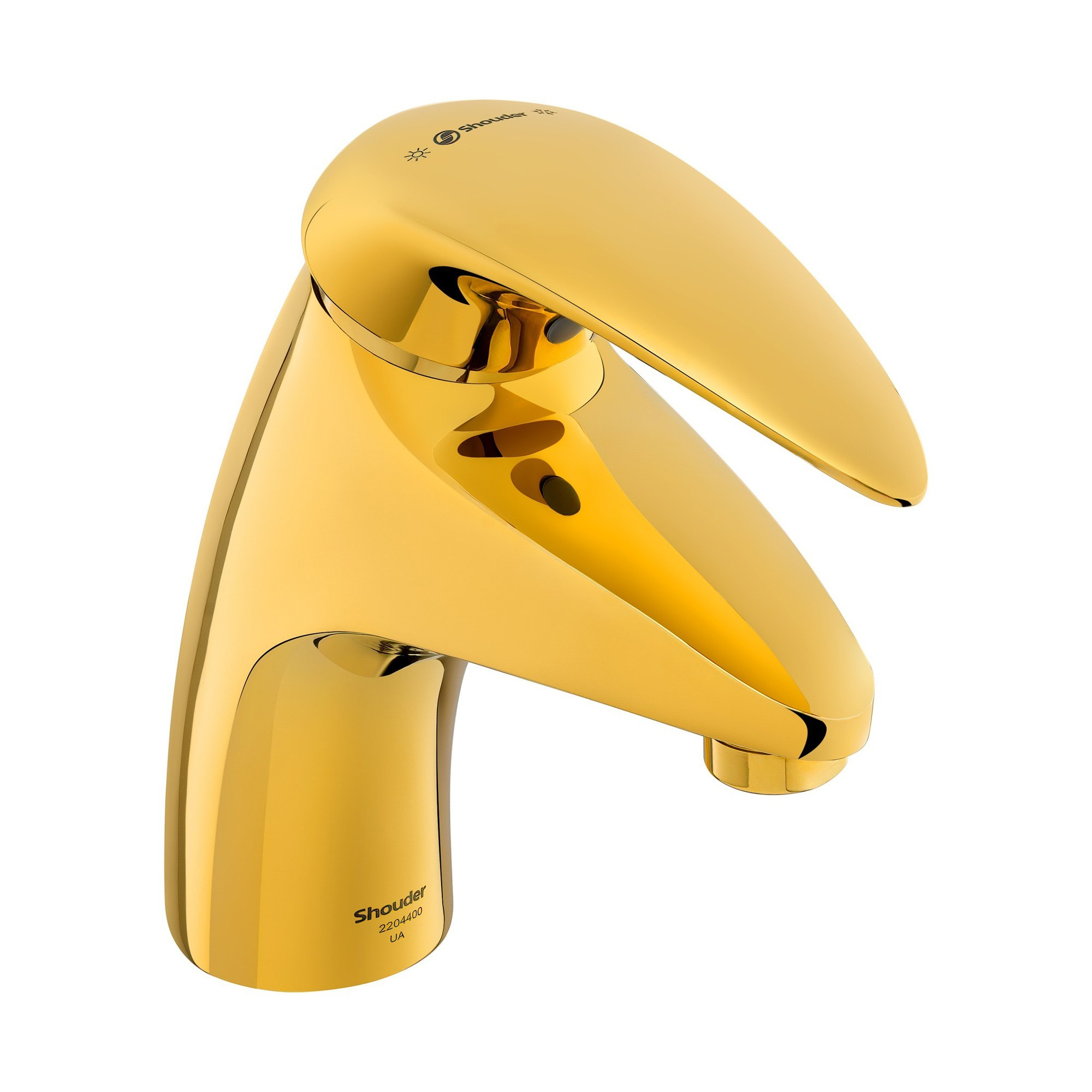 Смеситель для раковины золотой