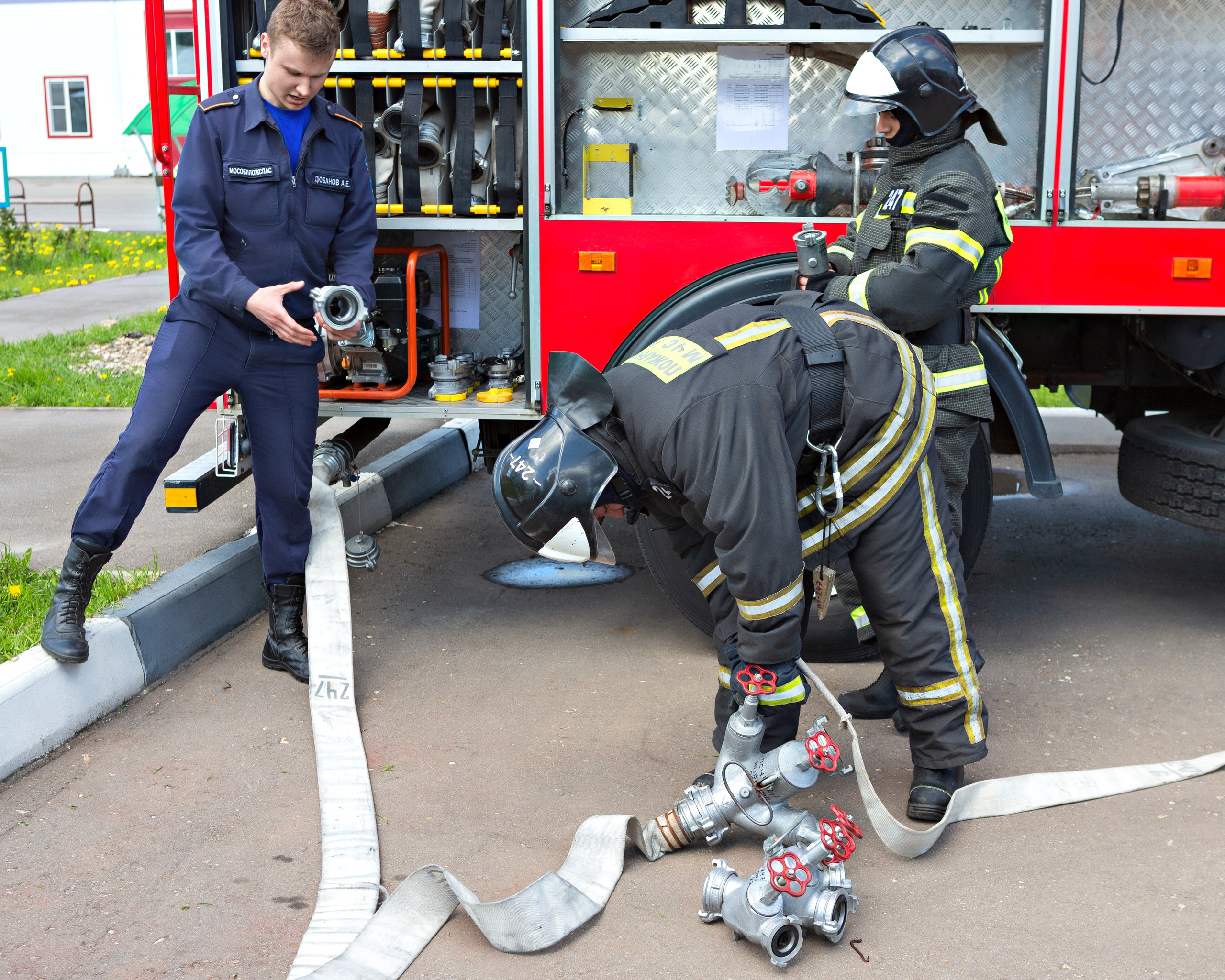 Экскурсия в пожарную часть г. Подольск. Выпускные альбомы и школьный фотограф в Подольске, Троицке, Щербинке, Москве и Московской области