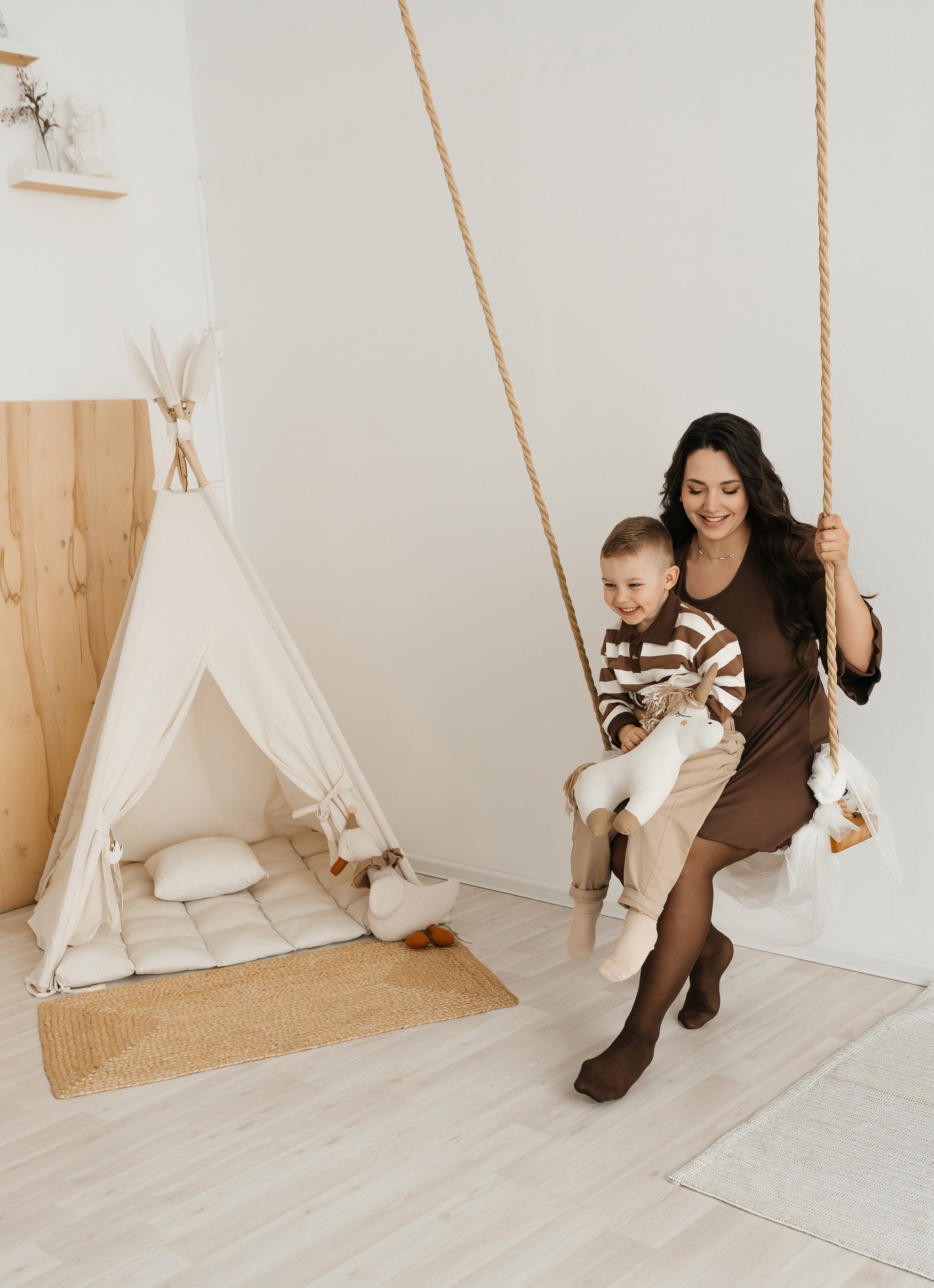 Светлана, Данил, Арсений и Савелий. Фотограф Ким Наталья в Красноярске