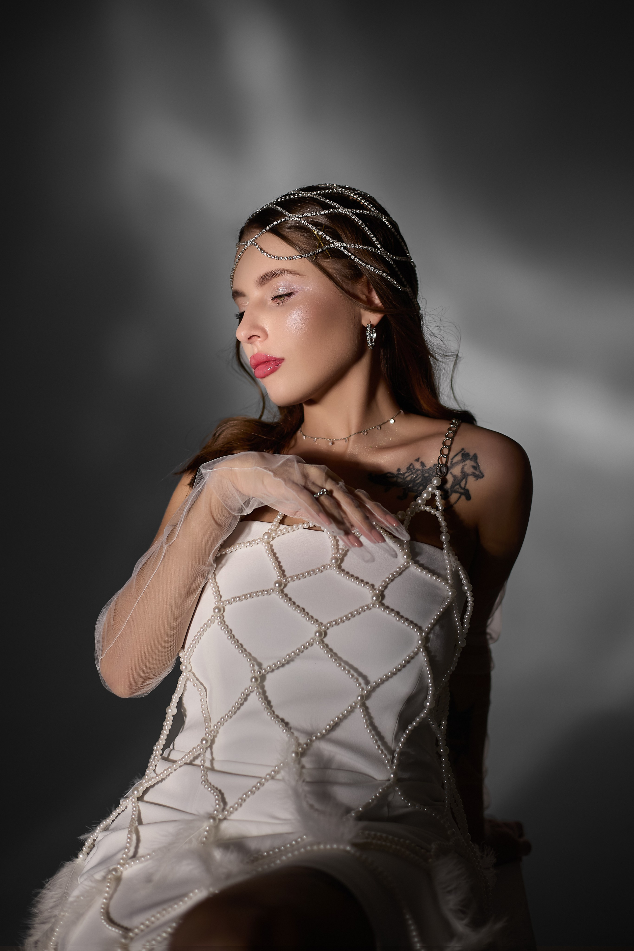 Перчатки прозрачные фатин. Фотограф, мобилограф Ростов-на-Дону