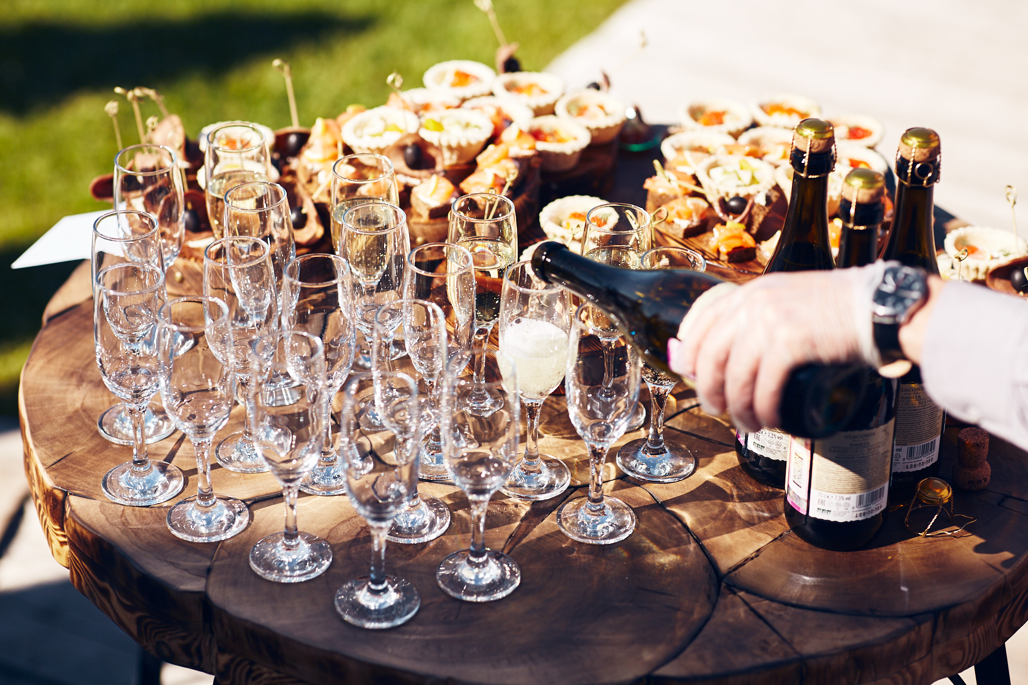 Красивые фотографии свадебного фуршета