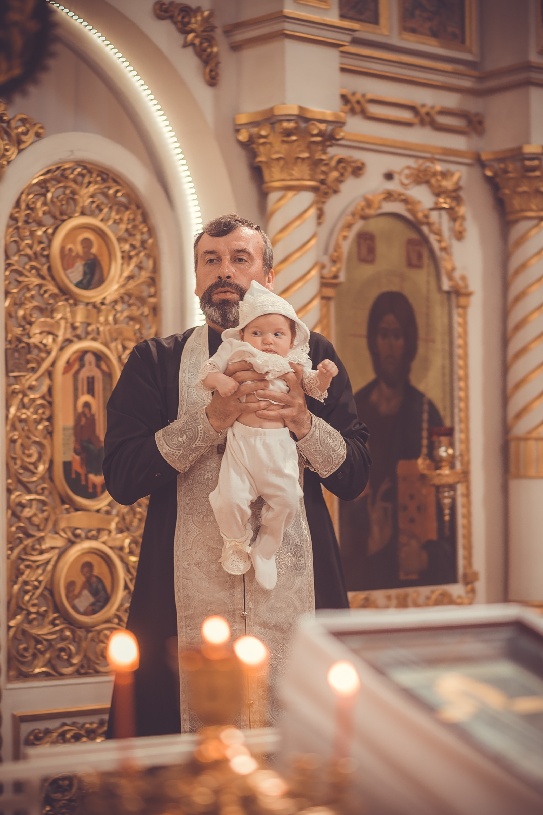 Крещение. Семейный и детский фотограф и видеограф в Санкт-Петербурге Веденина Юл