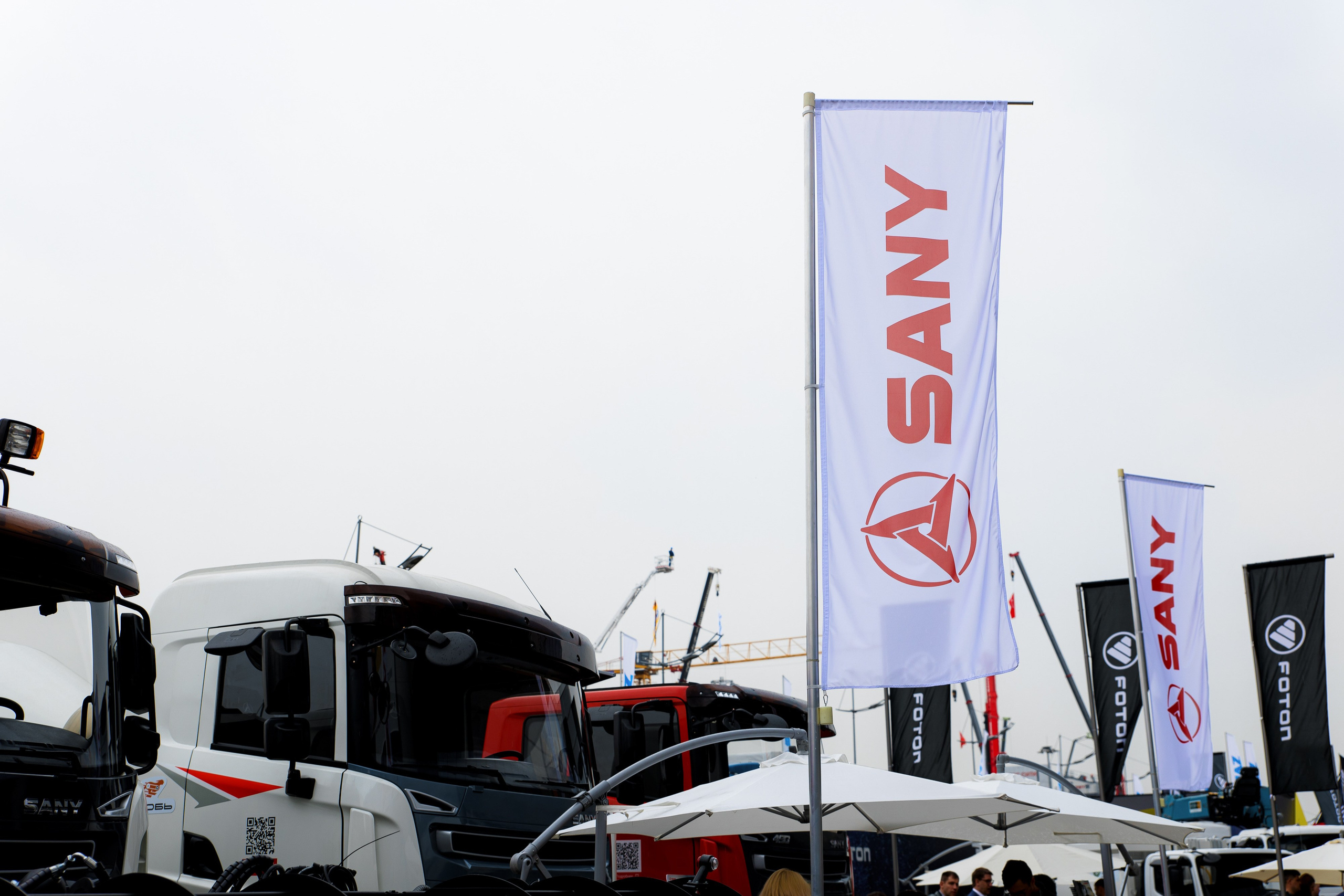 Выставочный стенд «Sany». Репортажный фотограф Семён Борисов | Москва