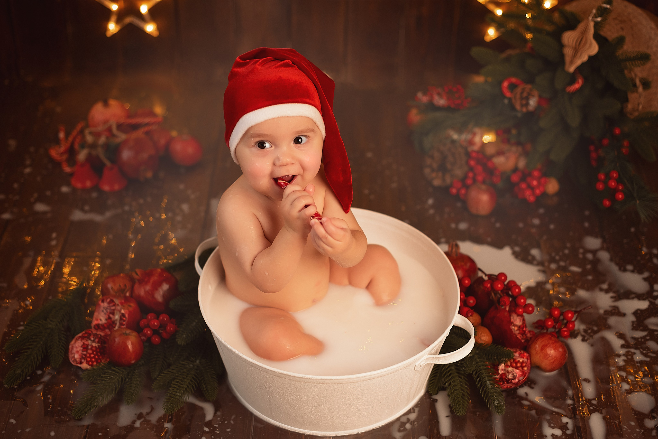 Детская съемка «Новогодние купашки». Детский фотограф в Санкт-Петербурге Татьяна Карпенко